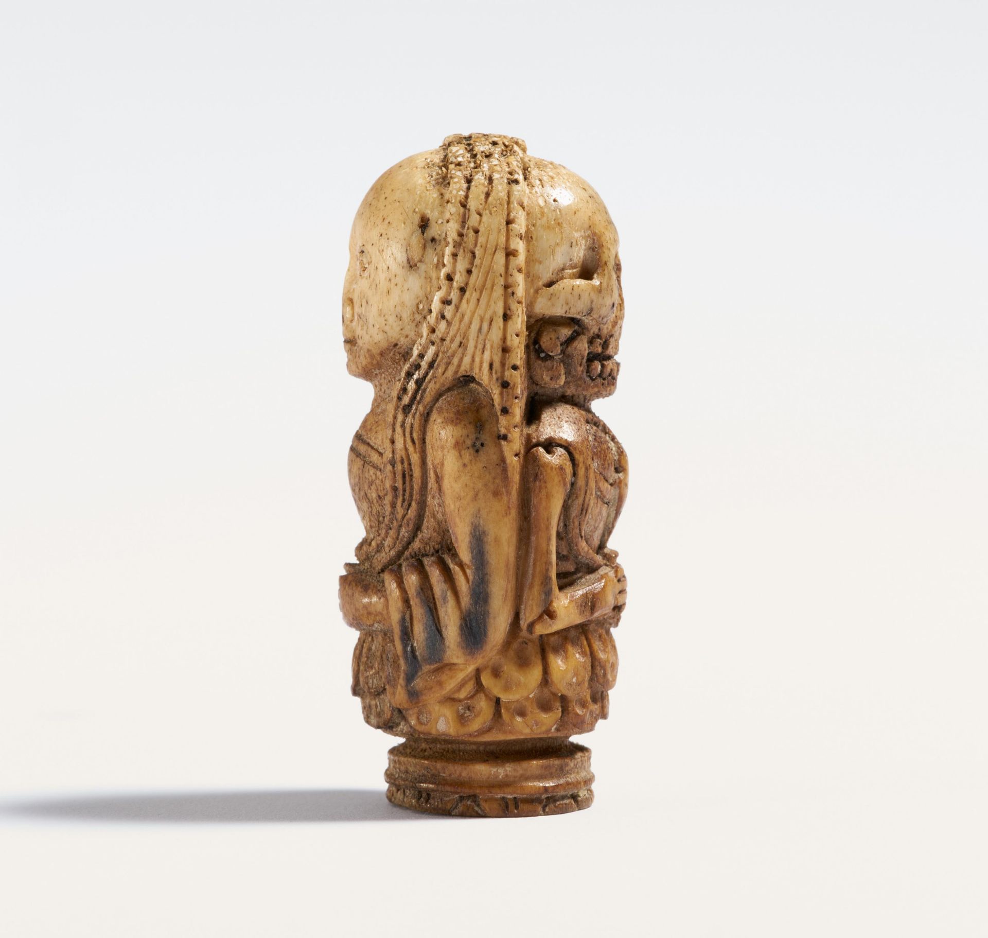 Reversible handle with skeleton and young woman - Image 4 of 4