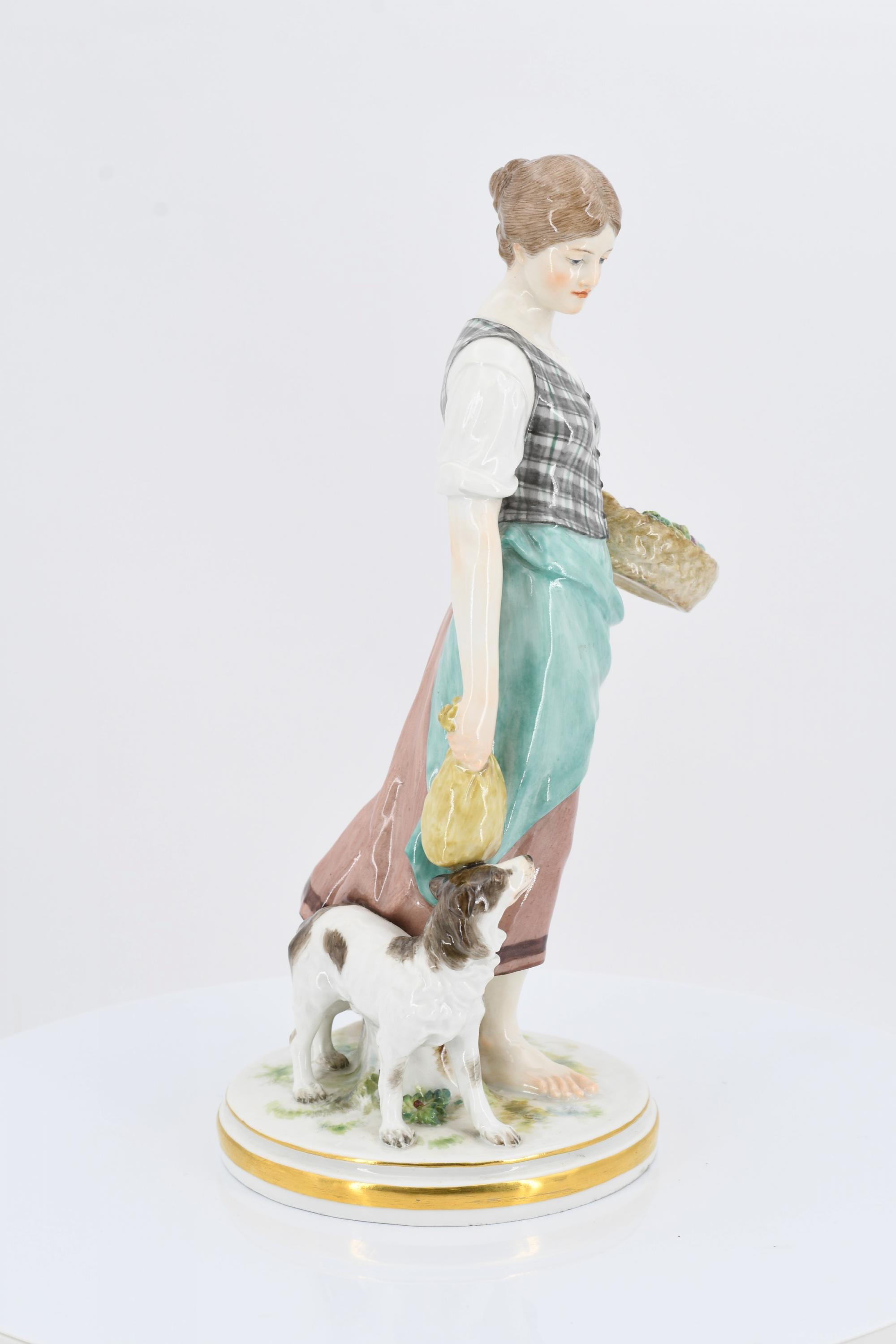 A maid with vegetables and spaniel - Image 5 of 6