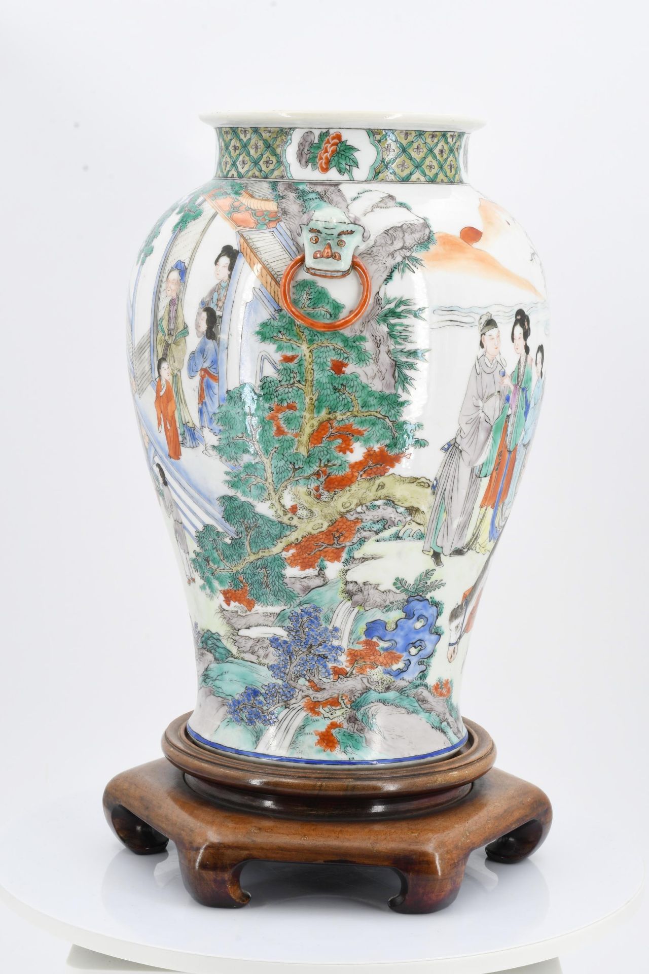 Pair of Famille Verte-Vases - Image 8 of 12