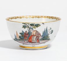 Bowl with Watteau scenes
