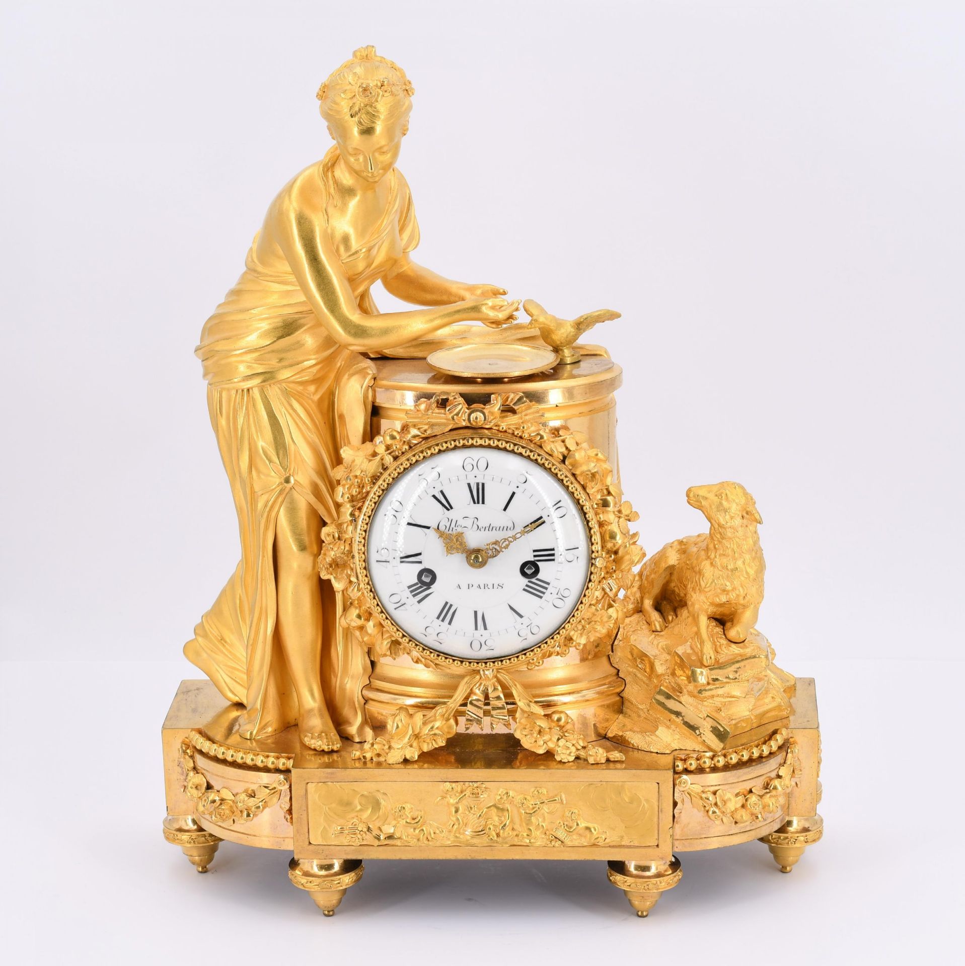 Pendulum clock with The Toilette of Venus - Image 2 of 5