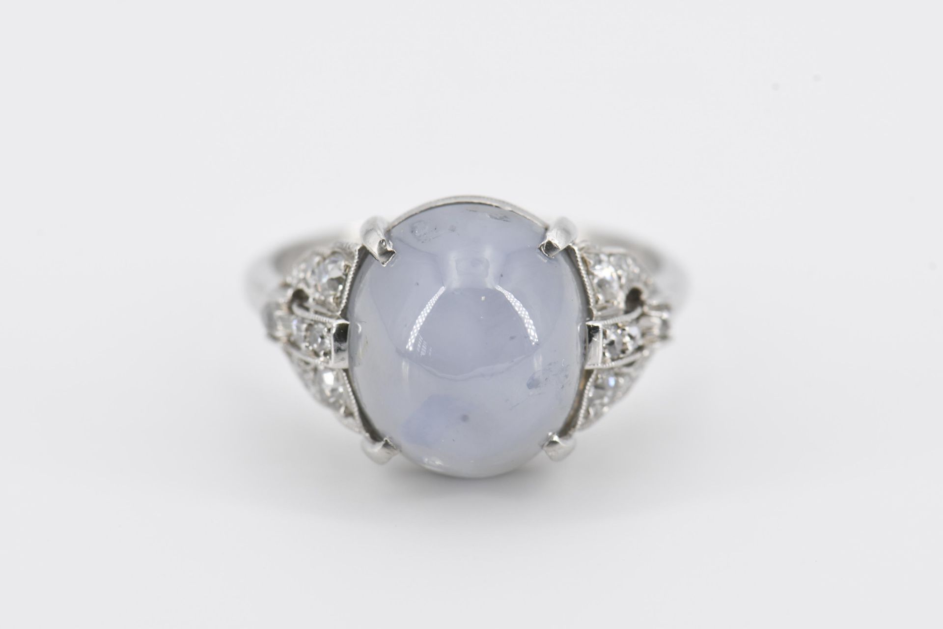 Star-Sapphire-Diamond-Ring - Image 2 of 5