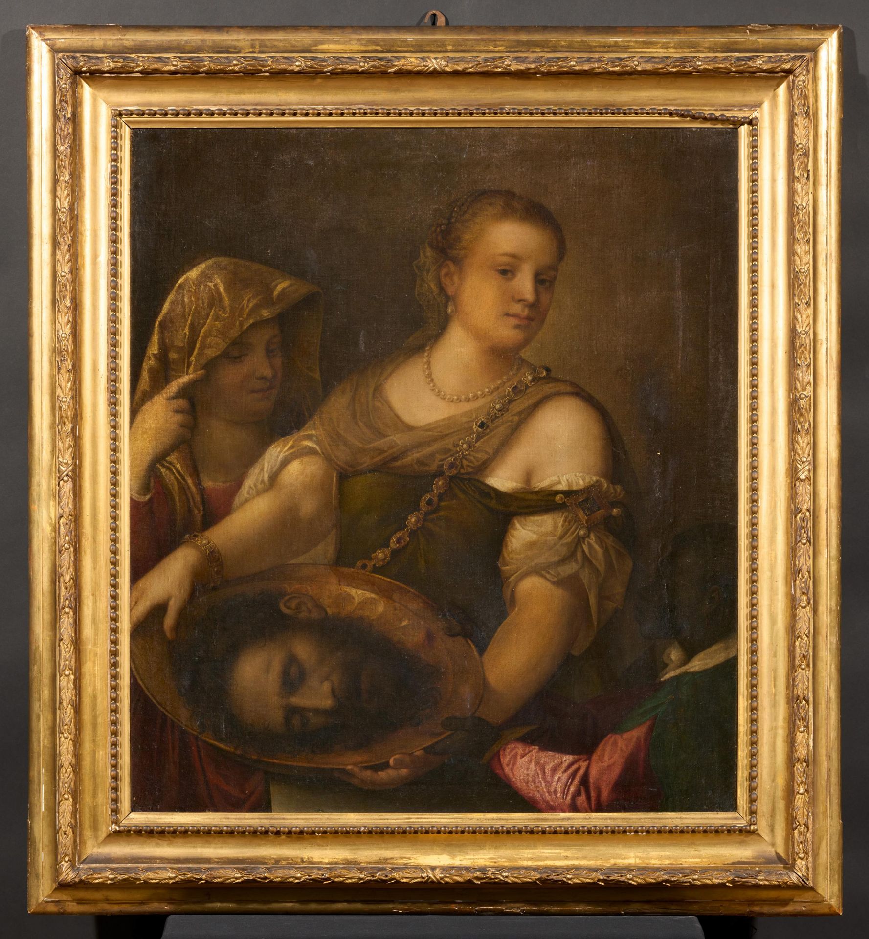 Tiziano Vecellio: Salome mit dem Kopf von Johannes dem Täufer und zwei Assistenten - Bild 2 aus 4