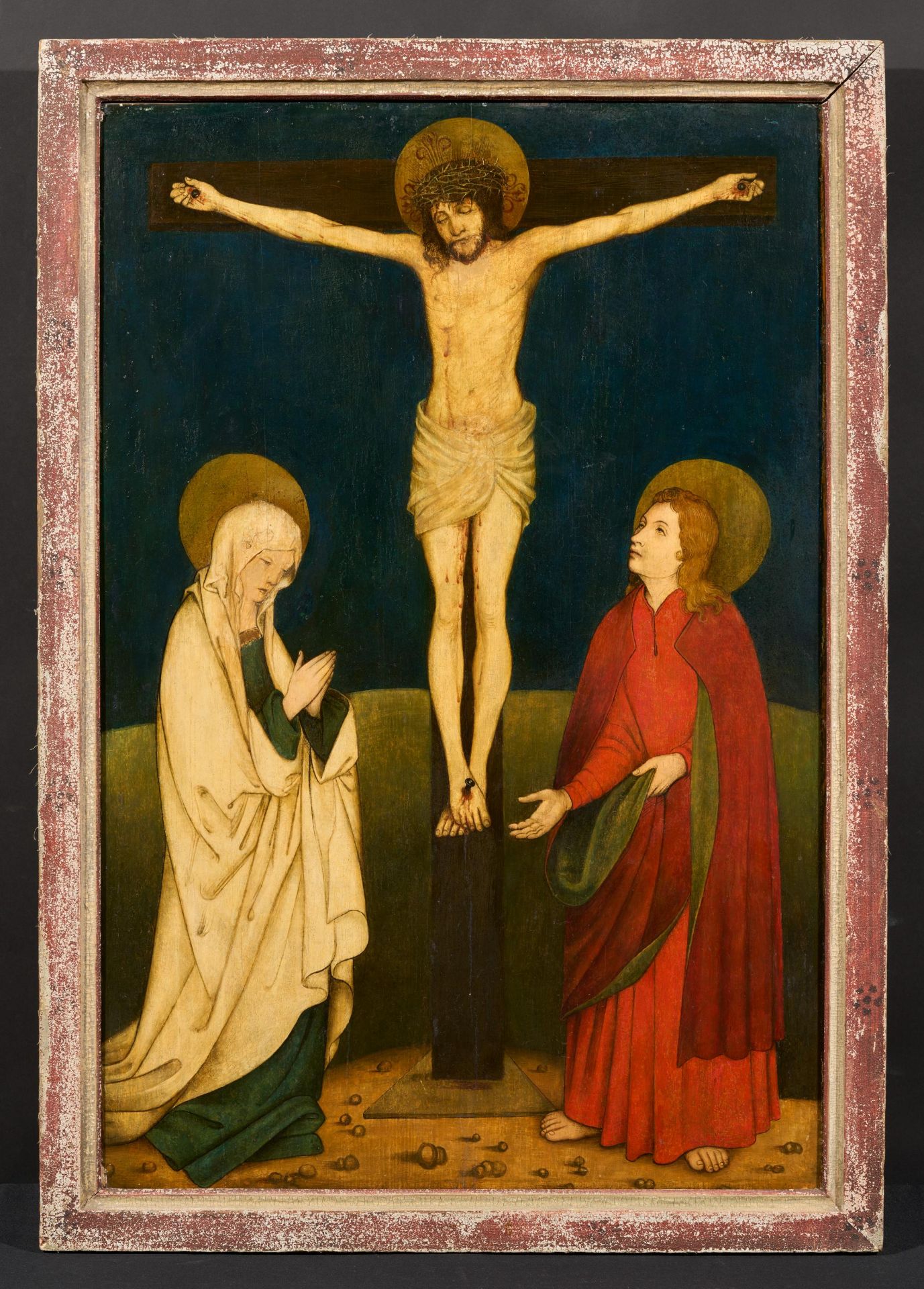 Hans Burgkmair: Christus am Kreuz mit Maria und dem heiligen Johannes Evangelist - Bild 2 aus 5