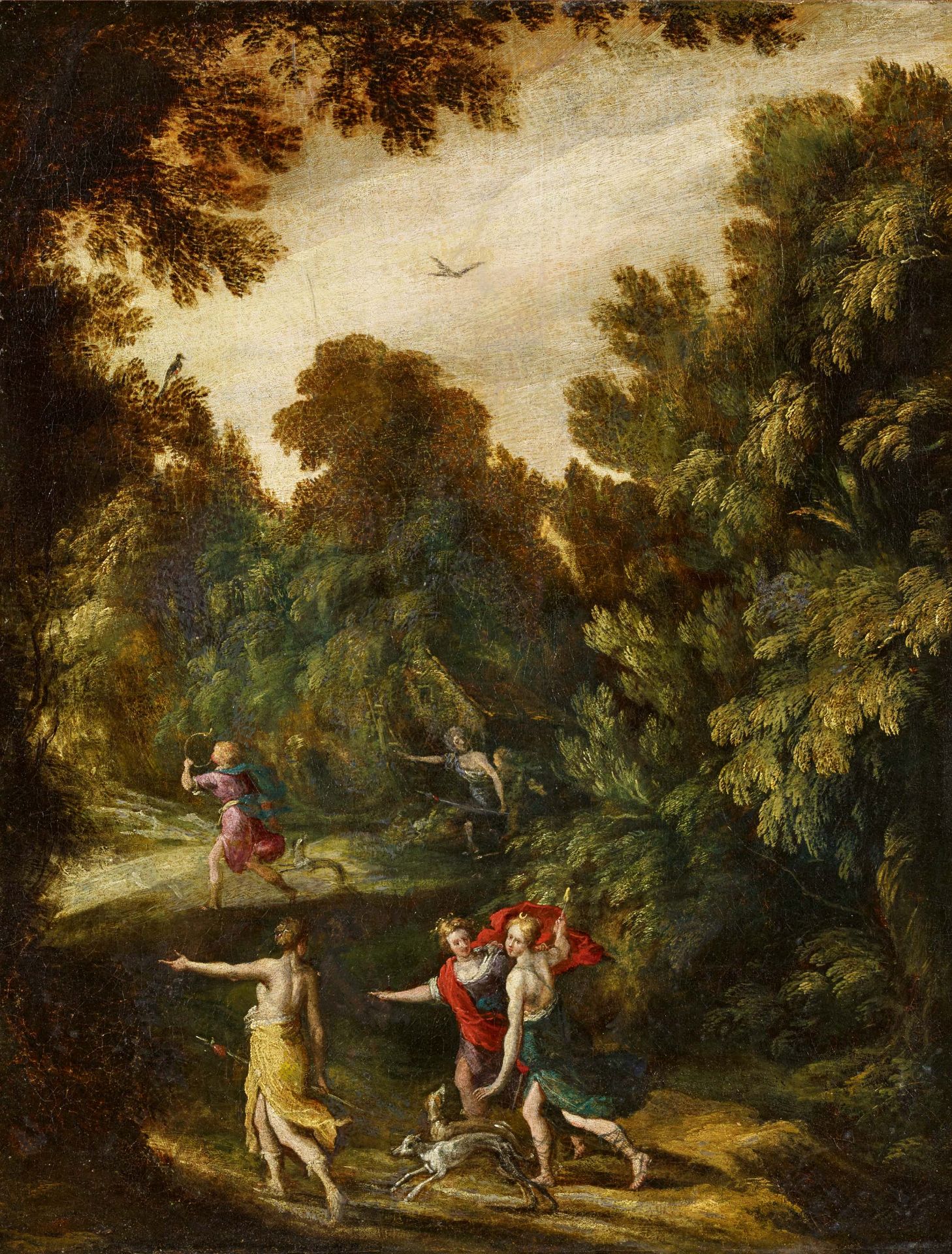 Adriaen van Stalbemt: Diana with her Nymphs Hunting