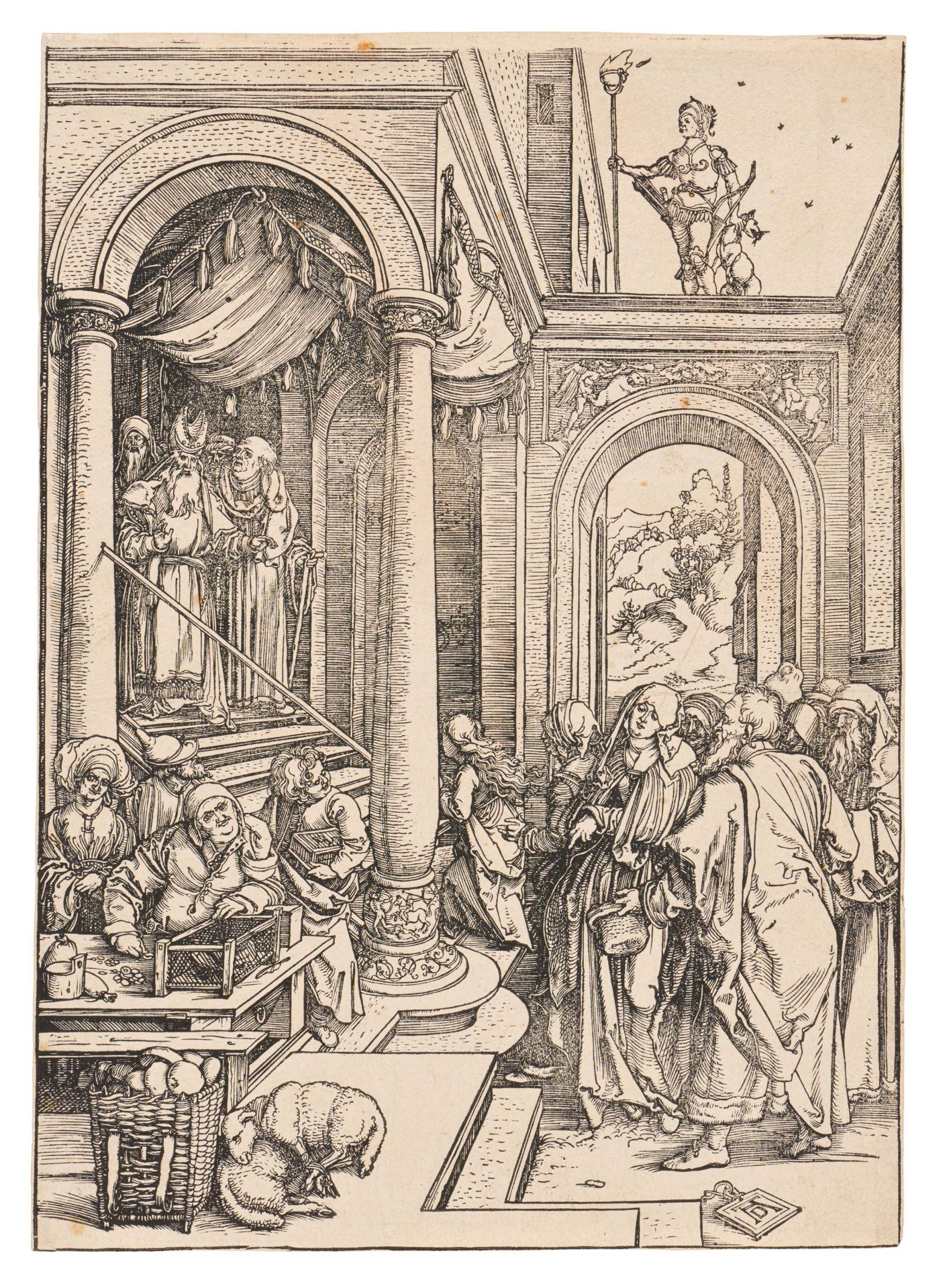 Albrecht Dürer: Mariens Tempelgang