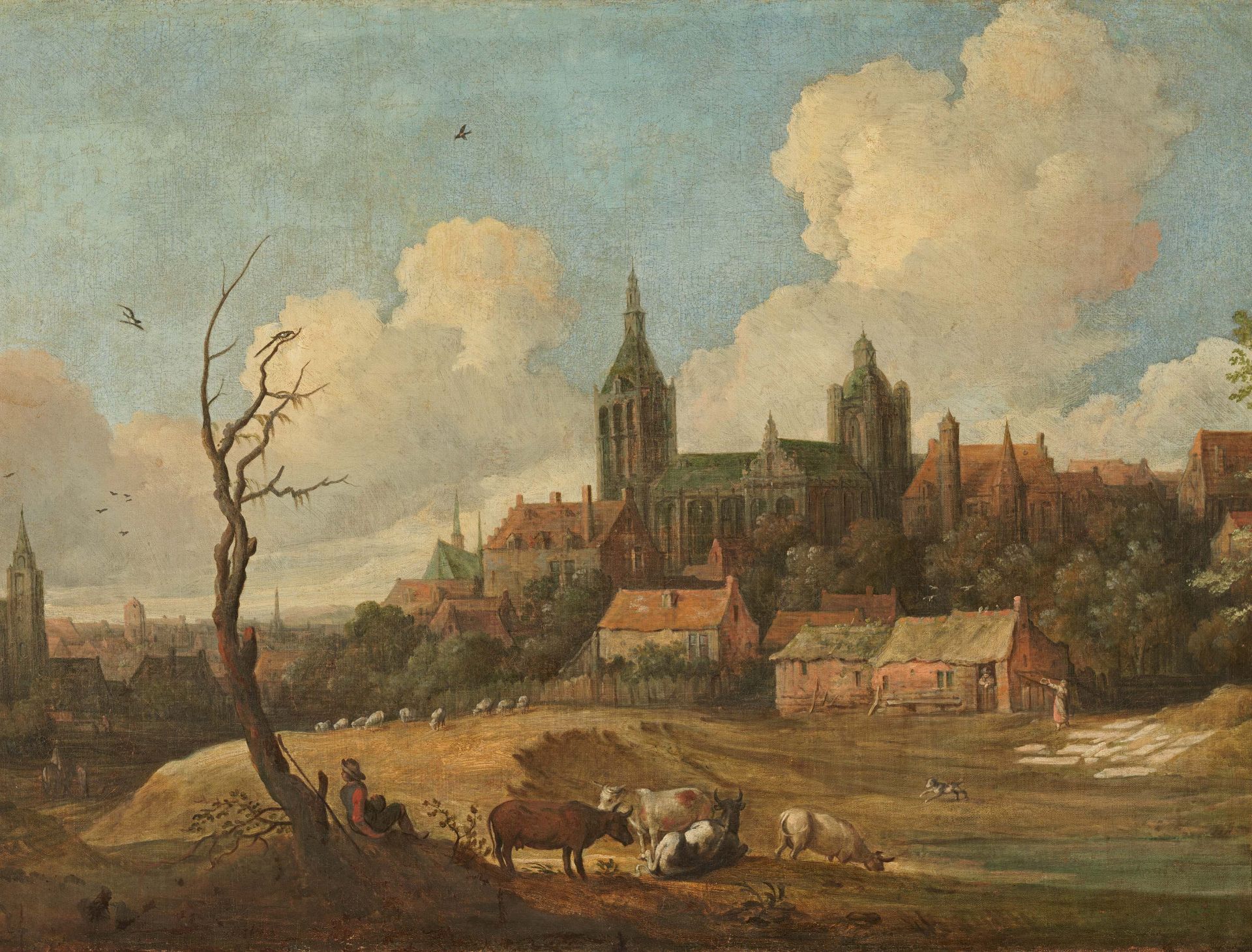 Dutch School: At the Gates of the City of 's-Hertogenbosch