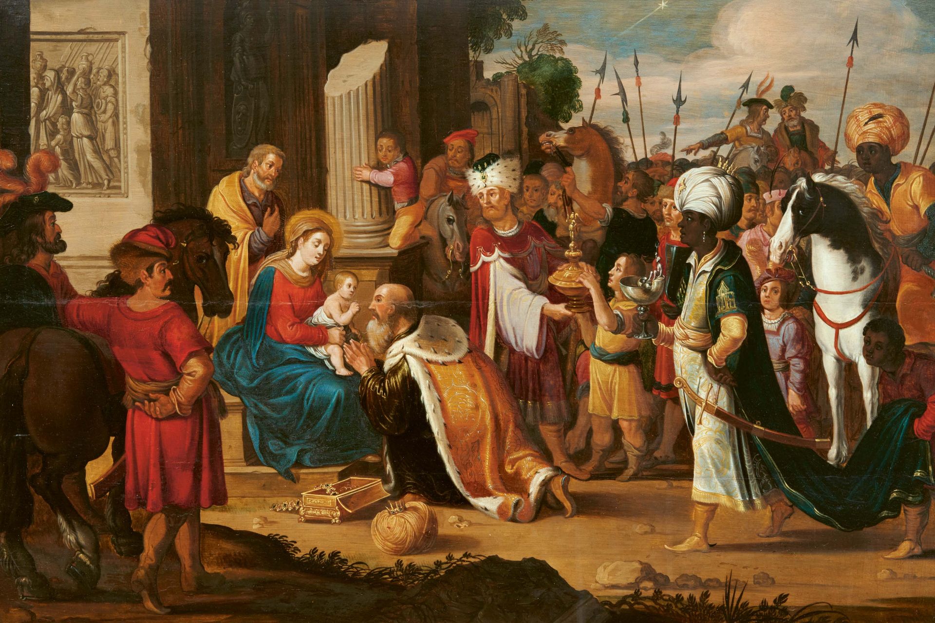 Frans Francken II.: Anbetung der Könige