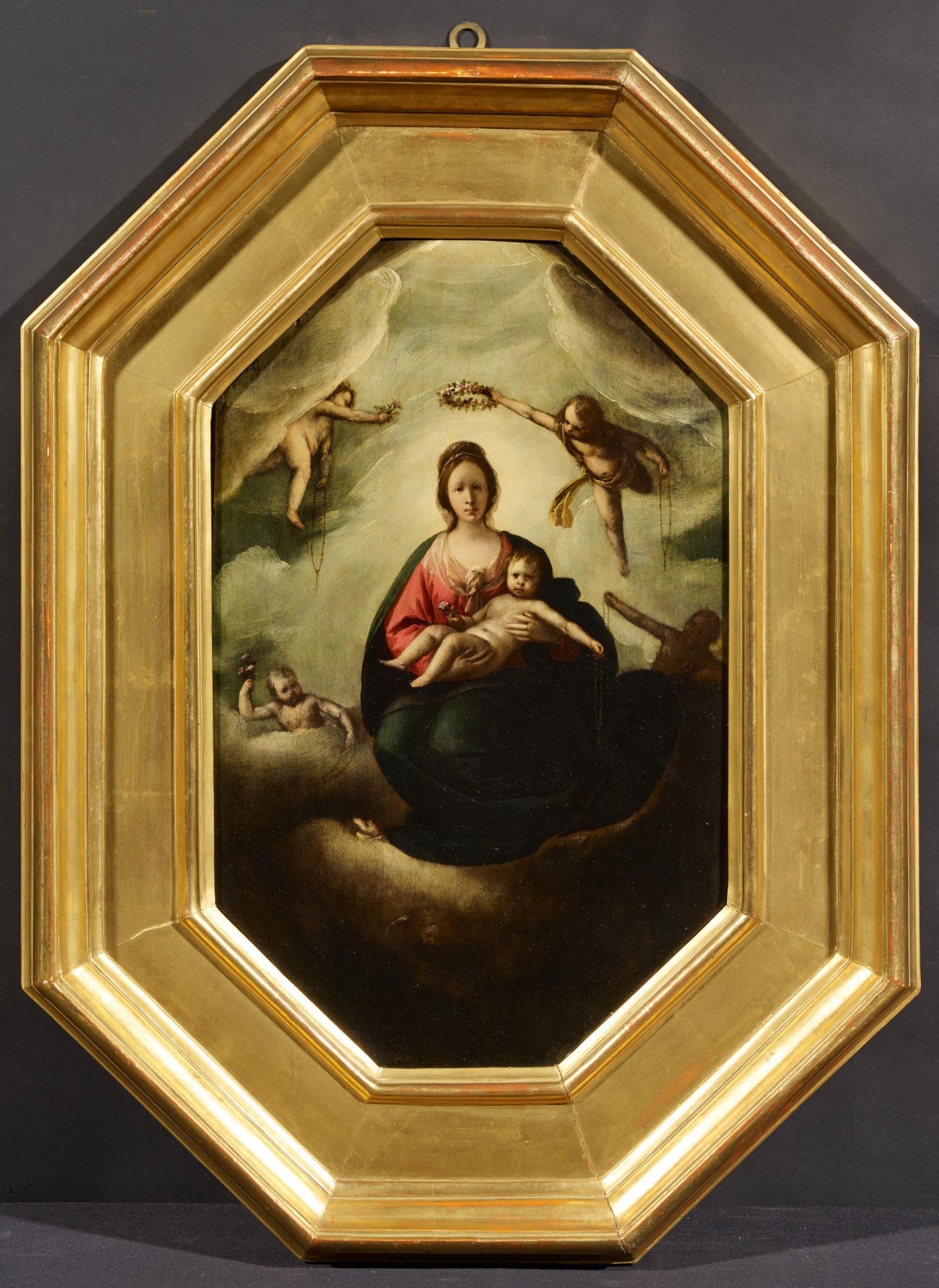 Giovanni Stefano Danedi: Madonna with Child and Angels - Image 2 of 4