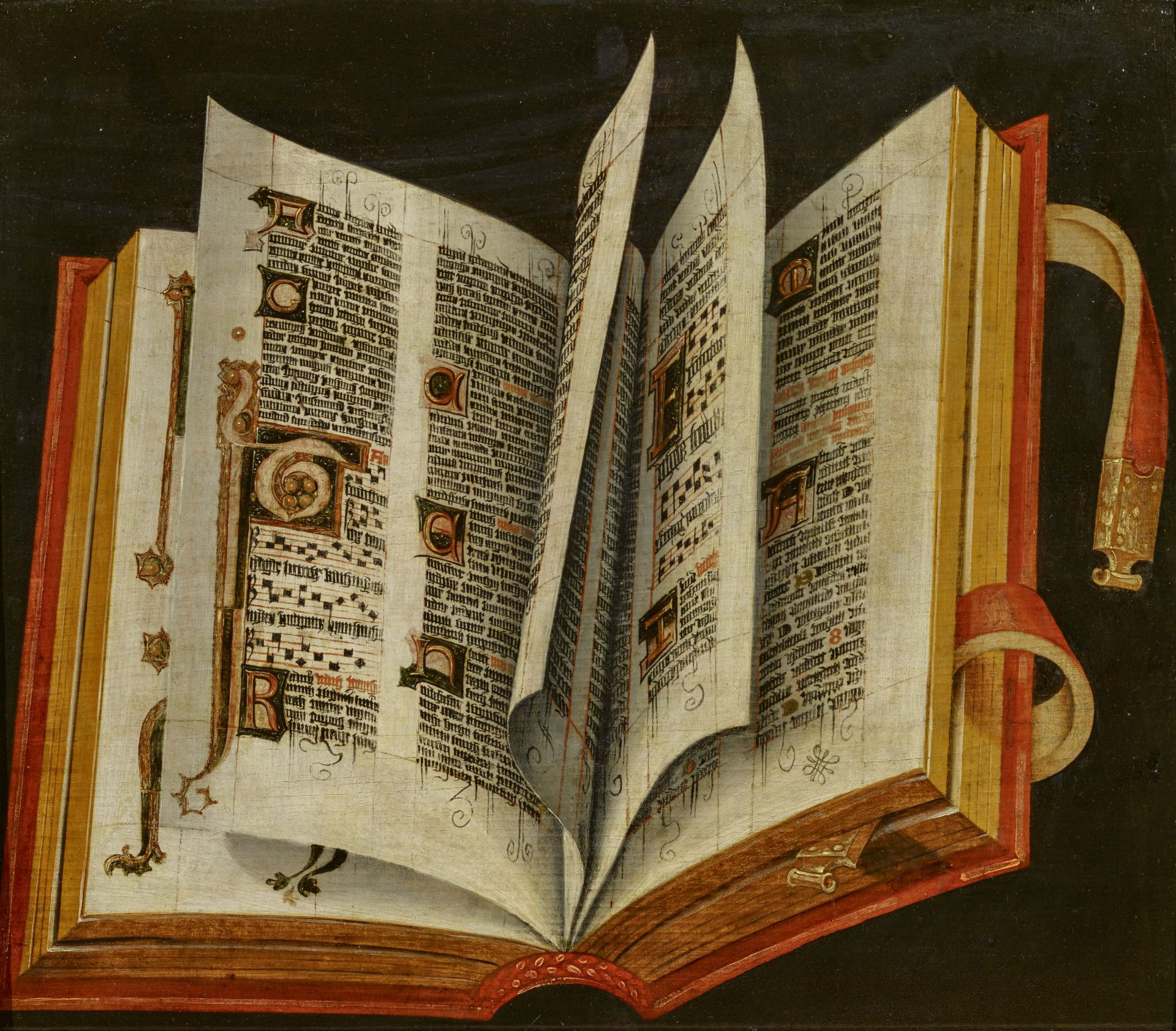 Alpenländischer Meister: Trompe-l'oeil of a Liturgical Scripture
