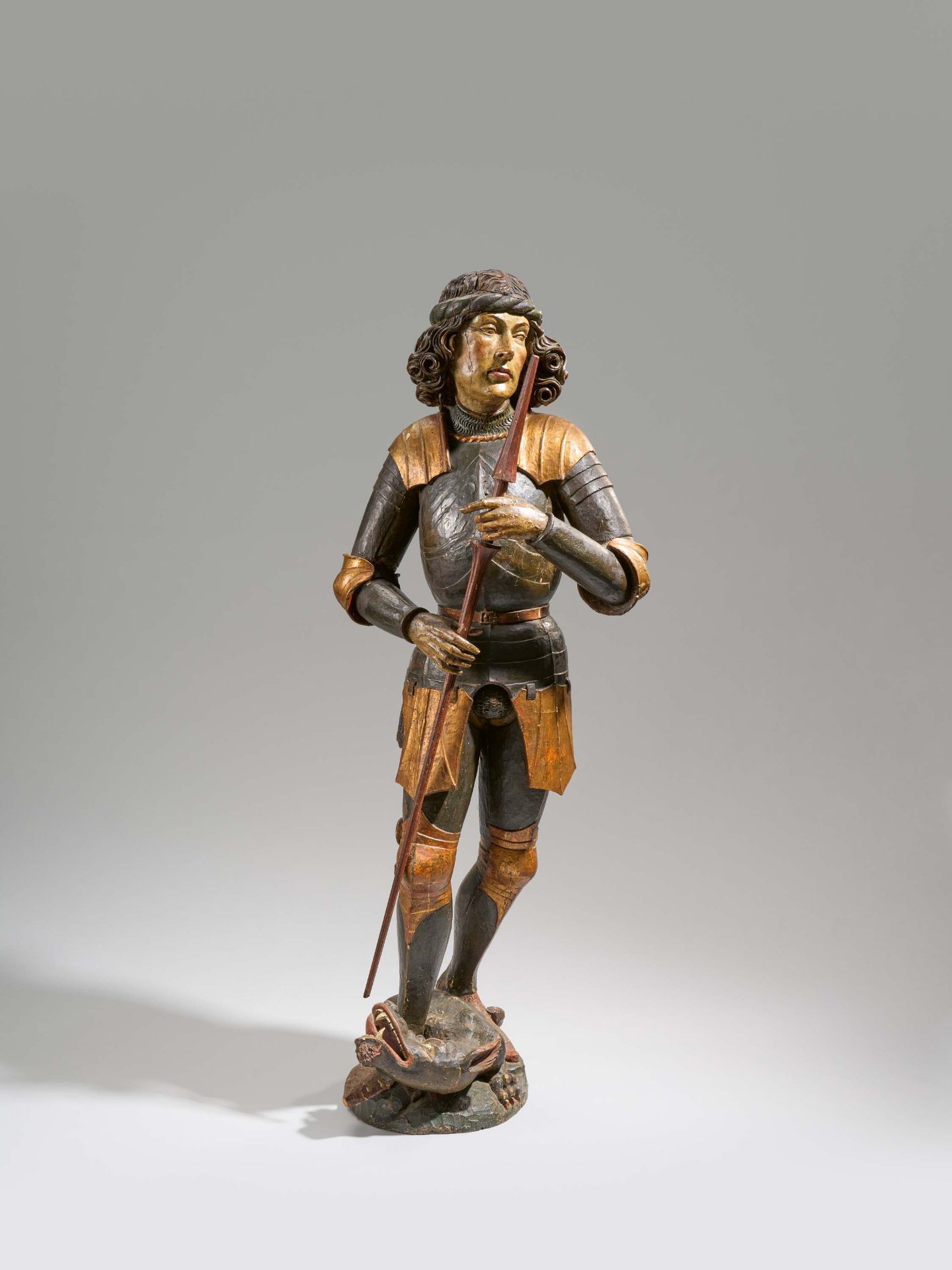 South German School: St George in Armor with the Dragon