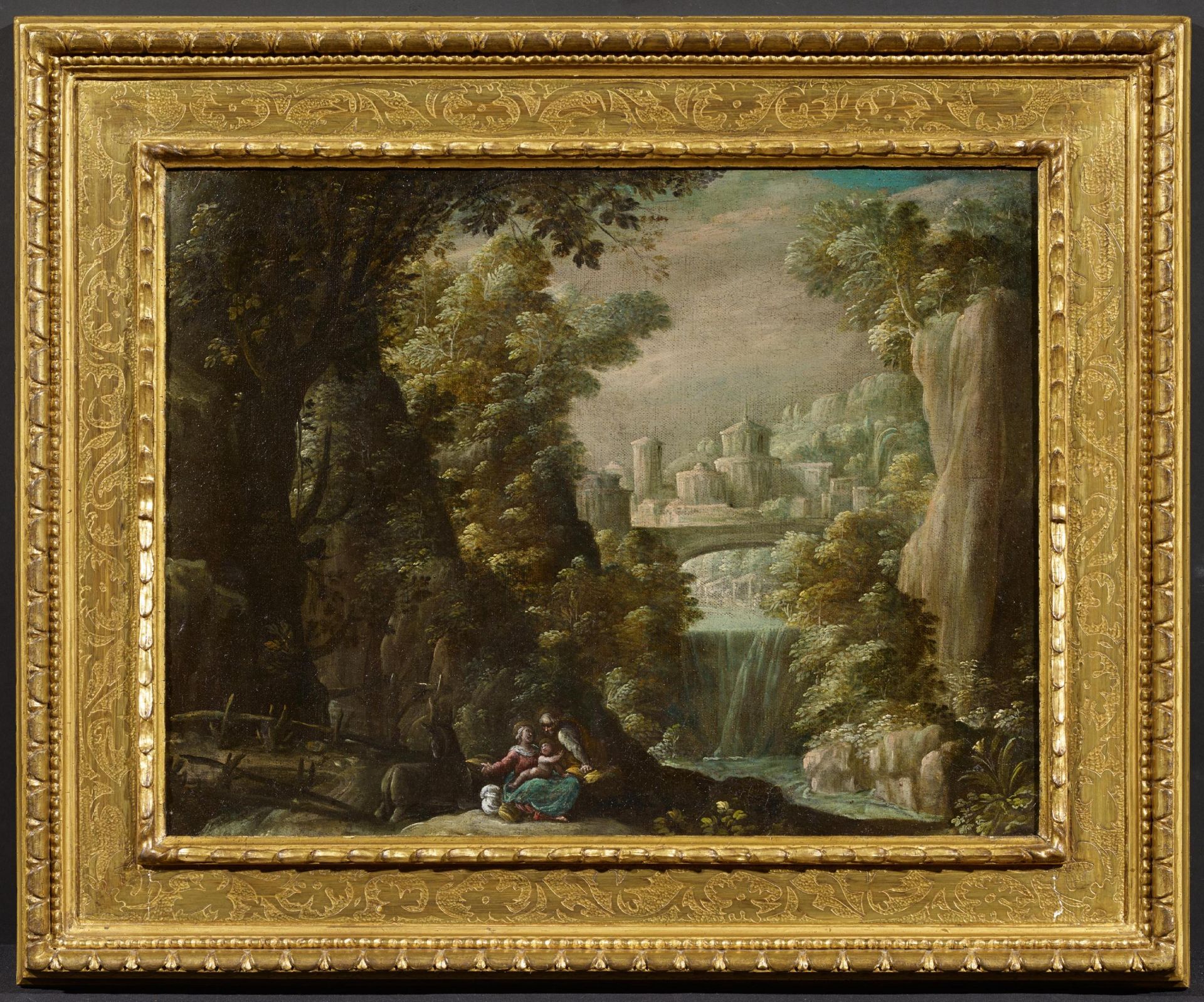 Paul Bril: Waldlandschaft mit dem Rest auf der Flucht nach Ägypten - Bild 2 aus 4