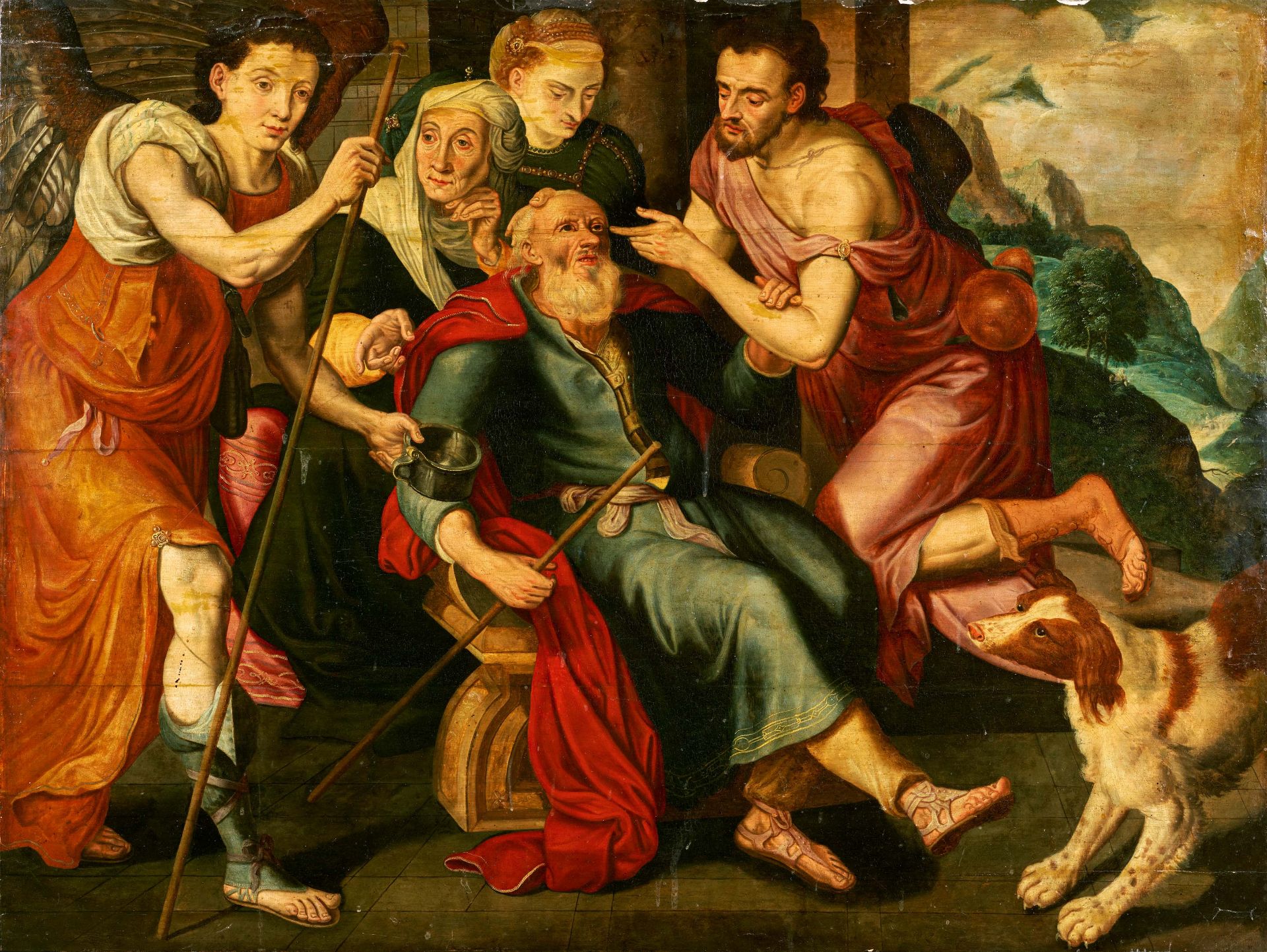 Frans Floris: Tobias heilt seinen blinden Vater