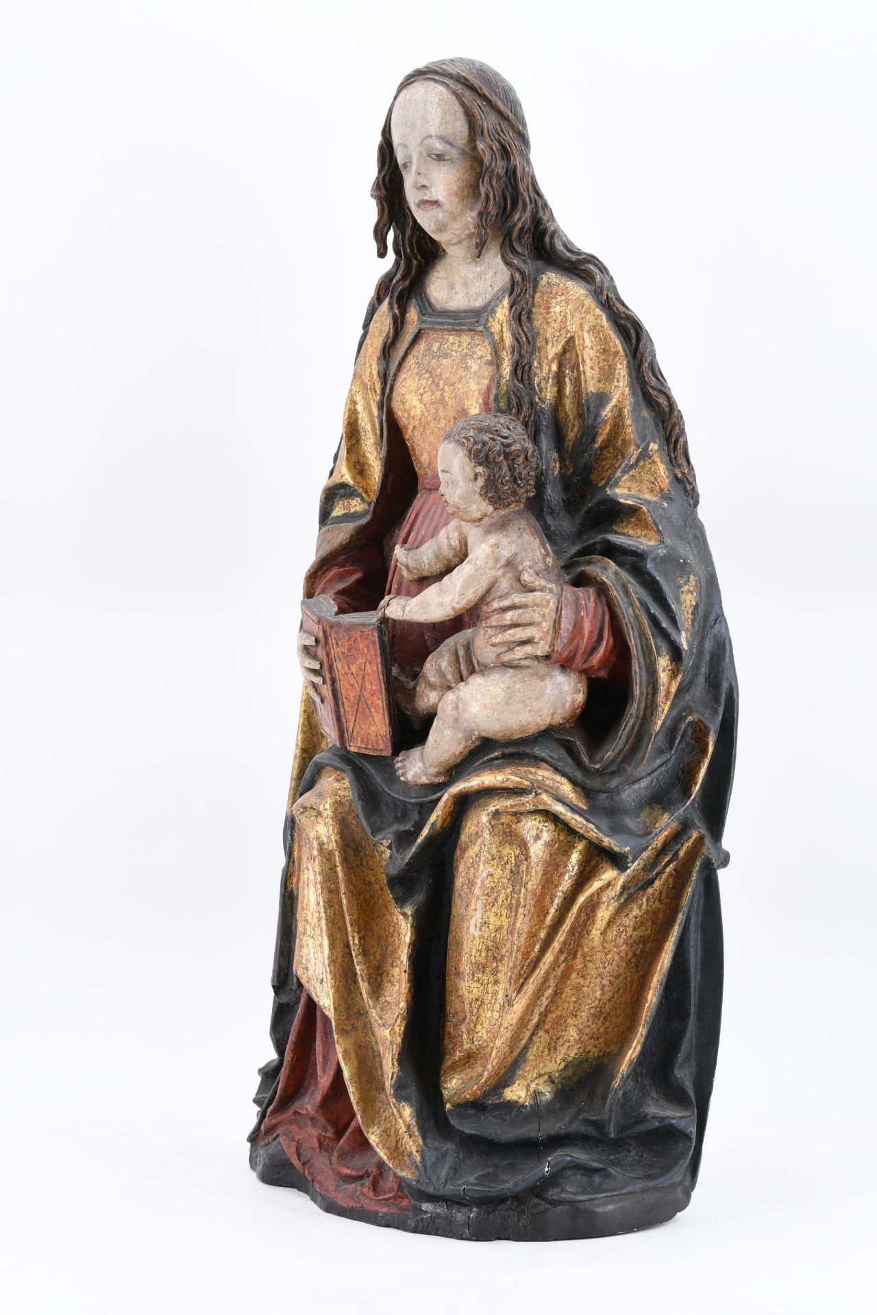 Süddeutsche Schule: Maria mit dem Christusknaben - Bild 5 aus 12