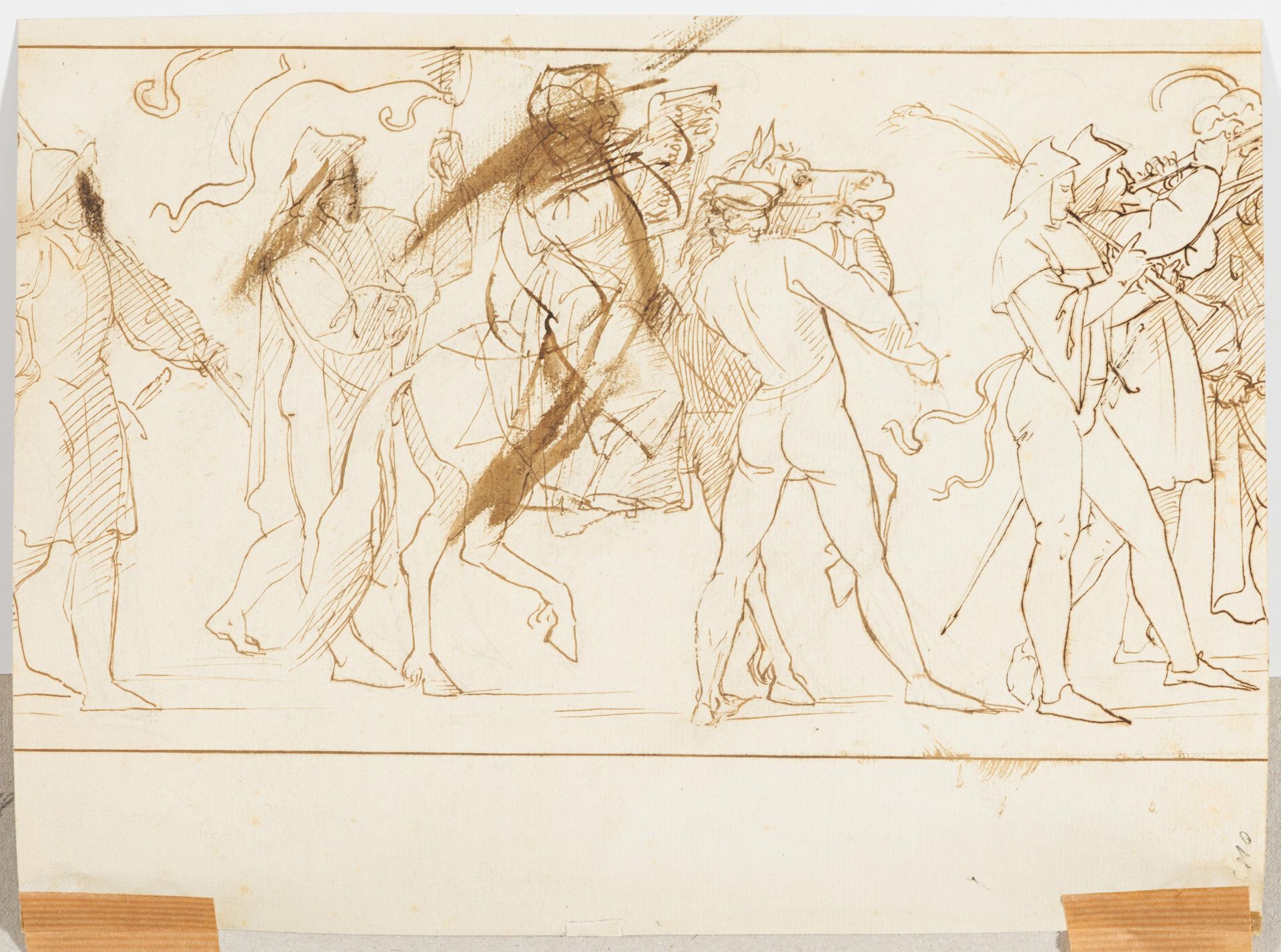 Moritz von Schwind: Battle Scene (Depiction of Gods?) - Image 3 of 4