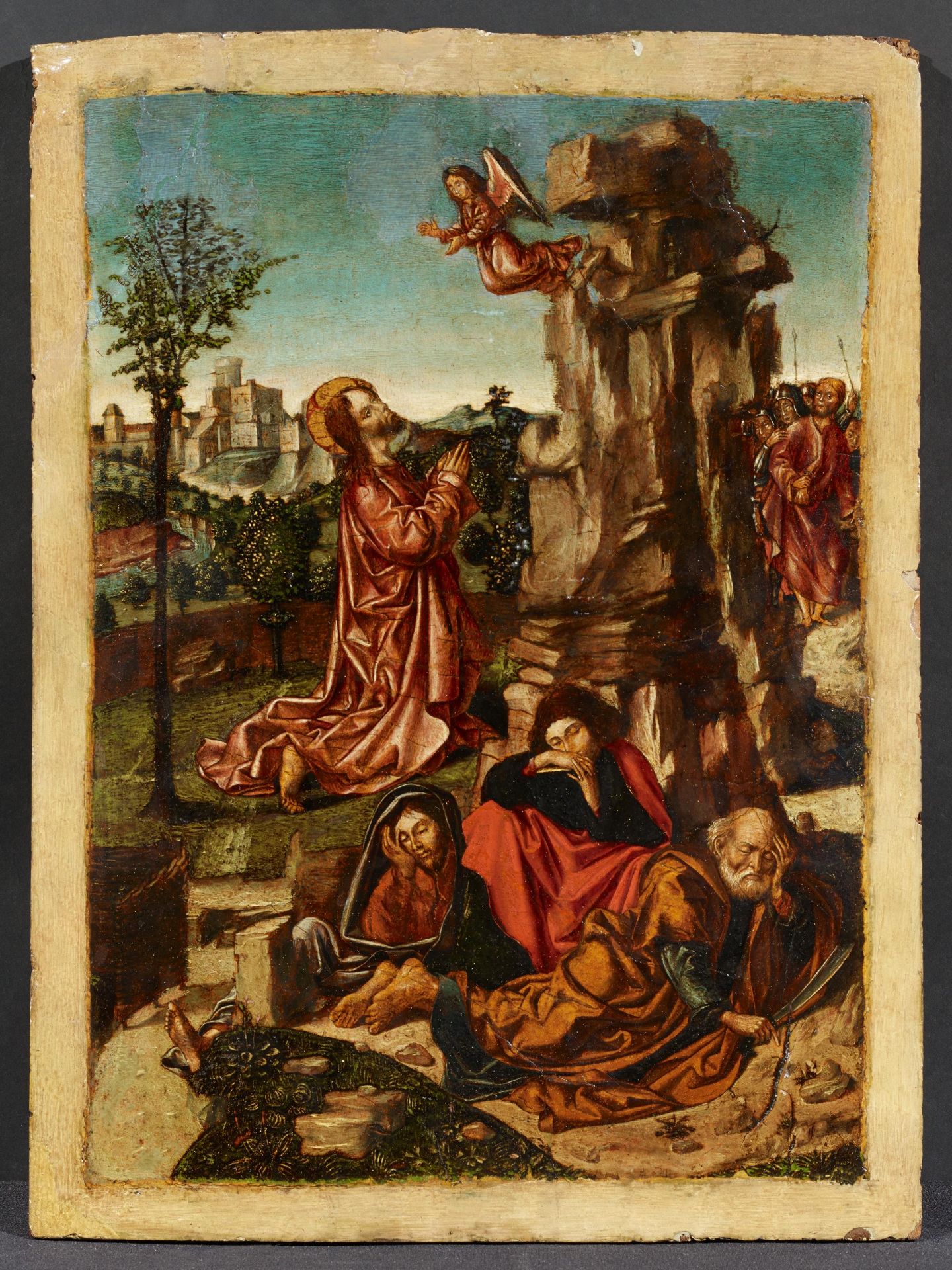 South German School: Christ at the Mount of Olives - Image 2 of 4