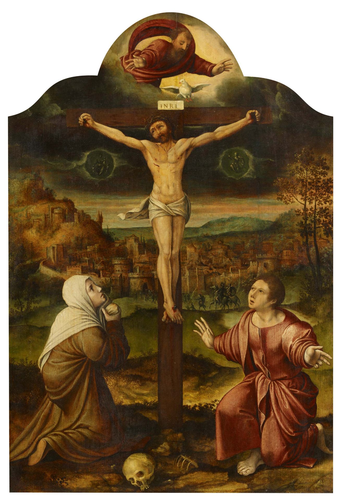 Bernard van Orley: Crucifixion Scene