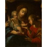 Prager Schule: Madonna mit dem Christuskind und der heiligen Katharina