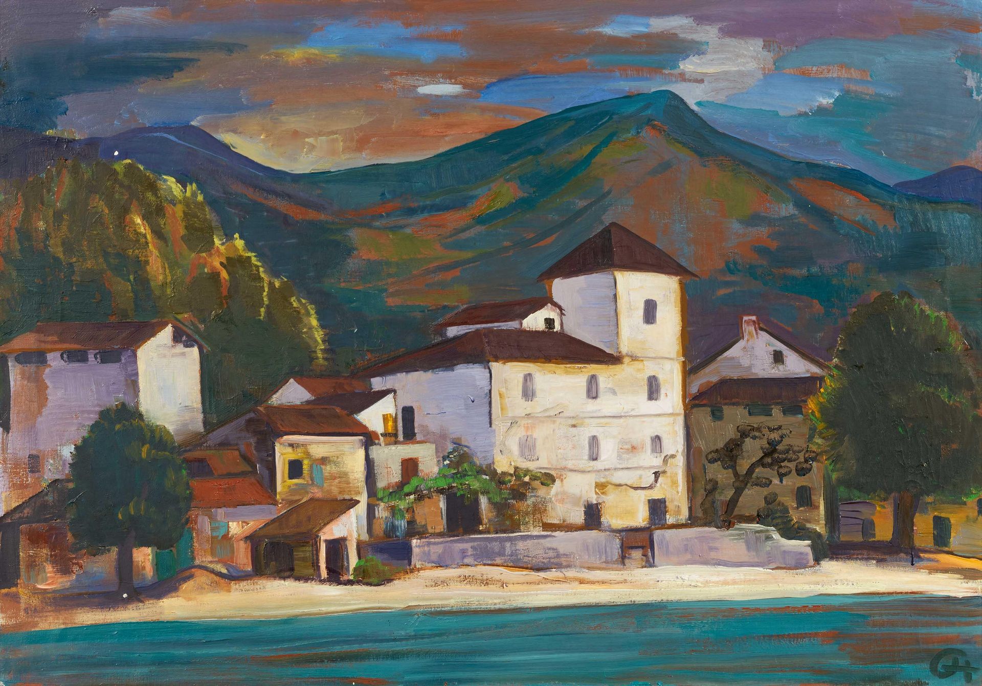 Karl Hofer: Tessiner Landschaft (Caslano)