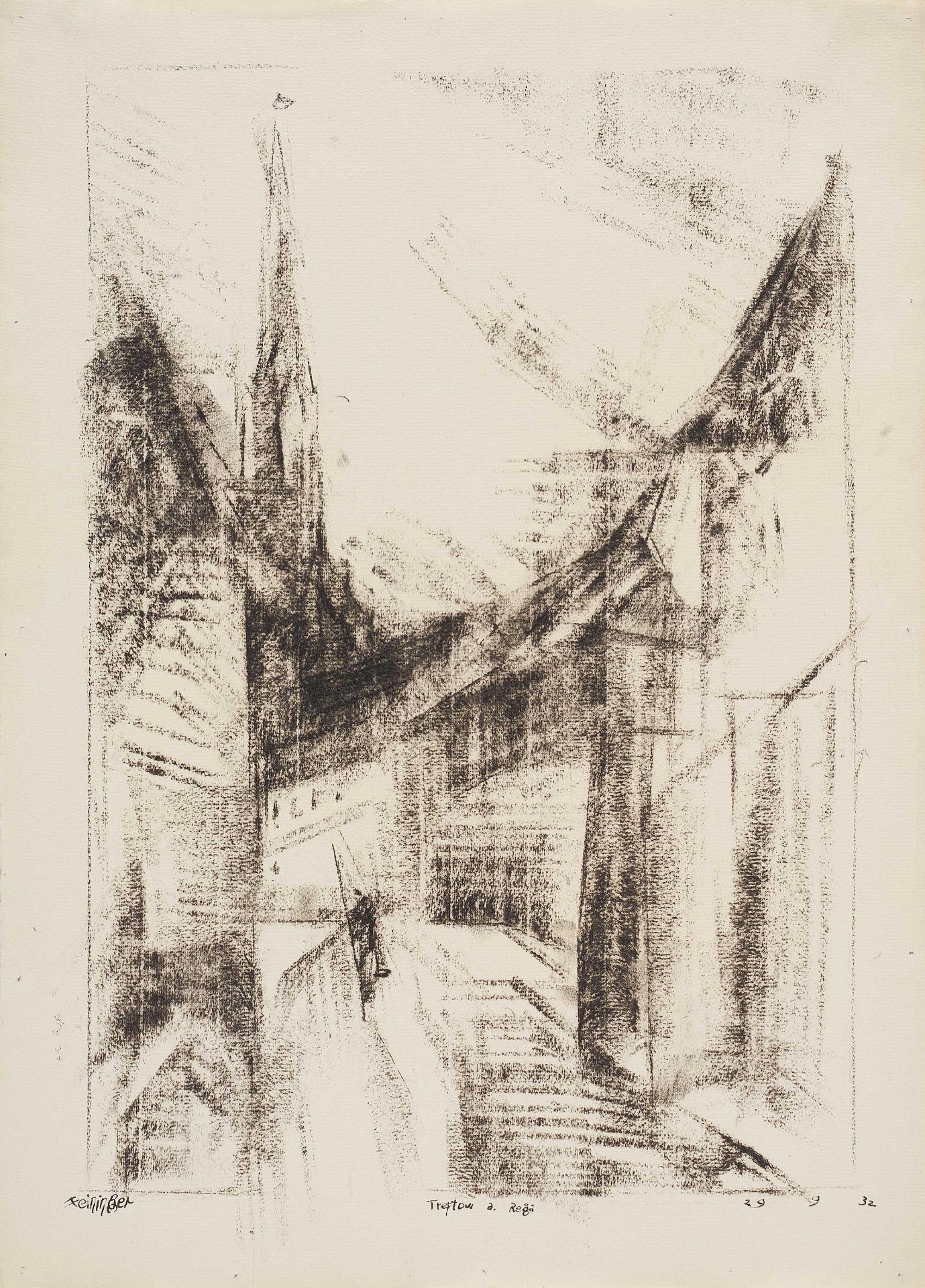 Lyonel Feininger: Treptow a. Rega