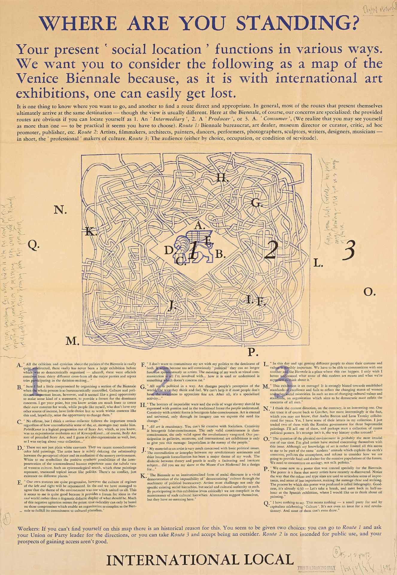 Joseph Kosuth: A que punto sei (Where are you standing?) - Bild 4 aus 5