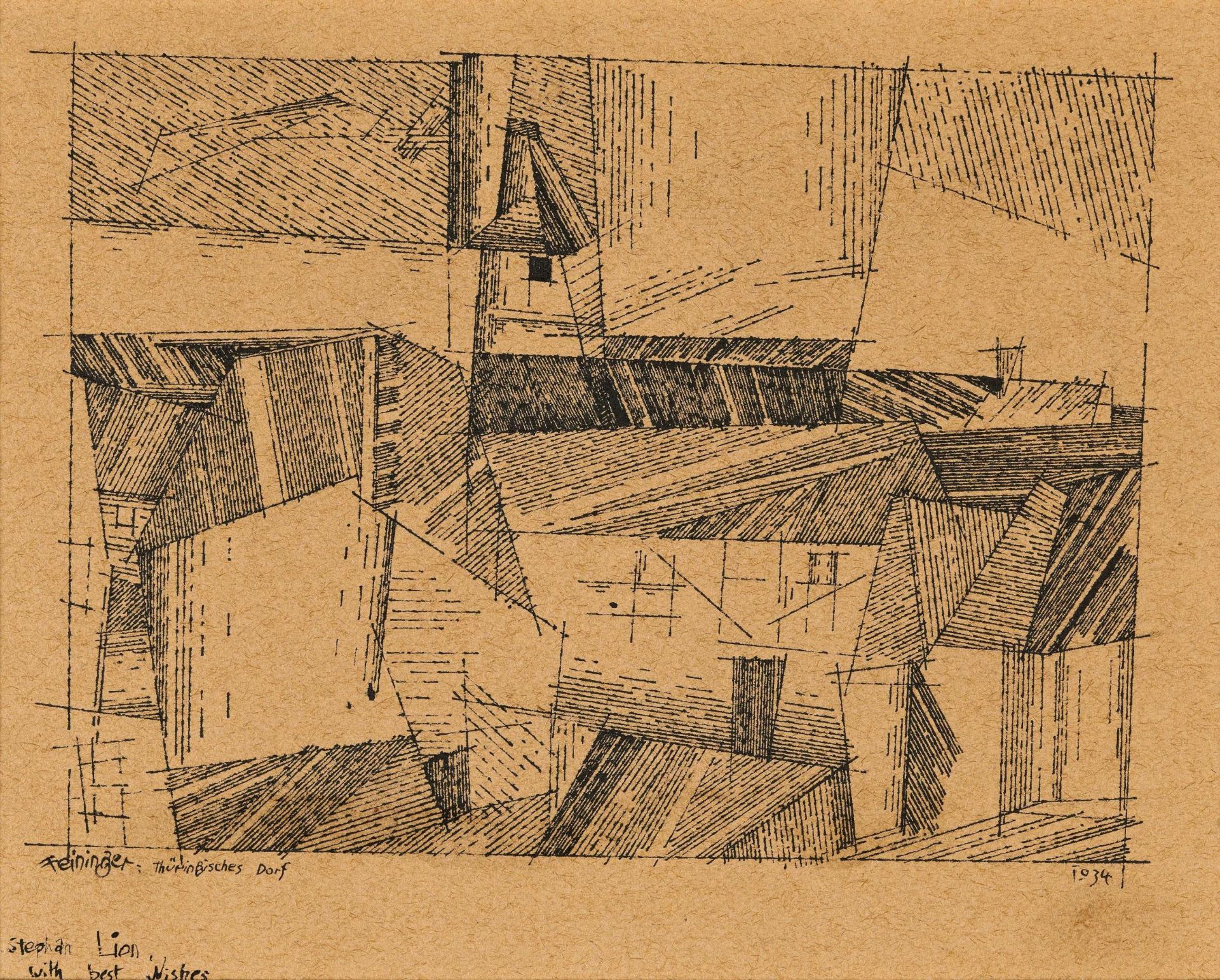 Lyonel Feininger: Thüringisches Dorf