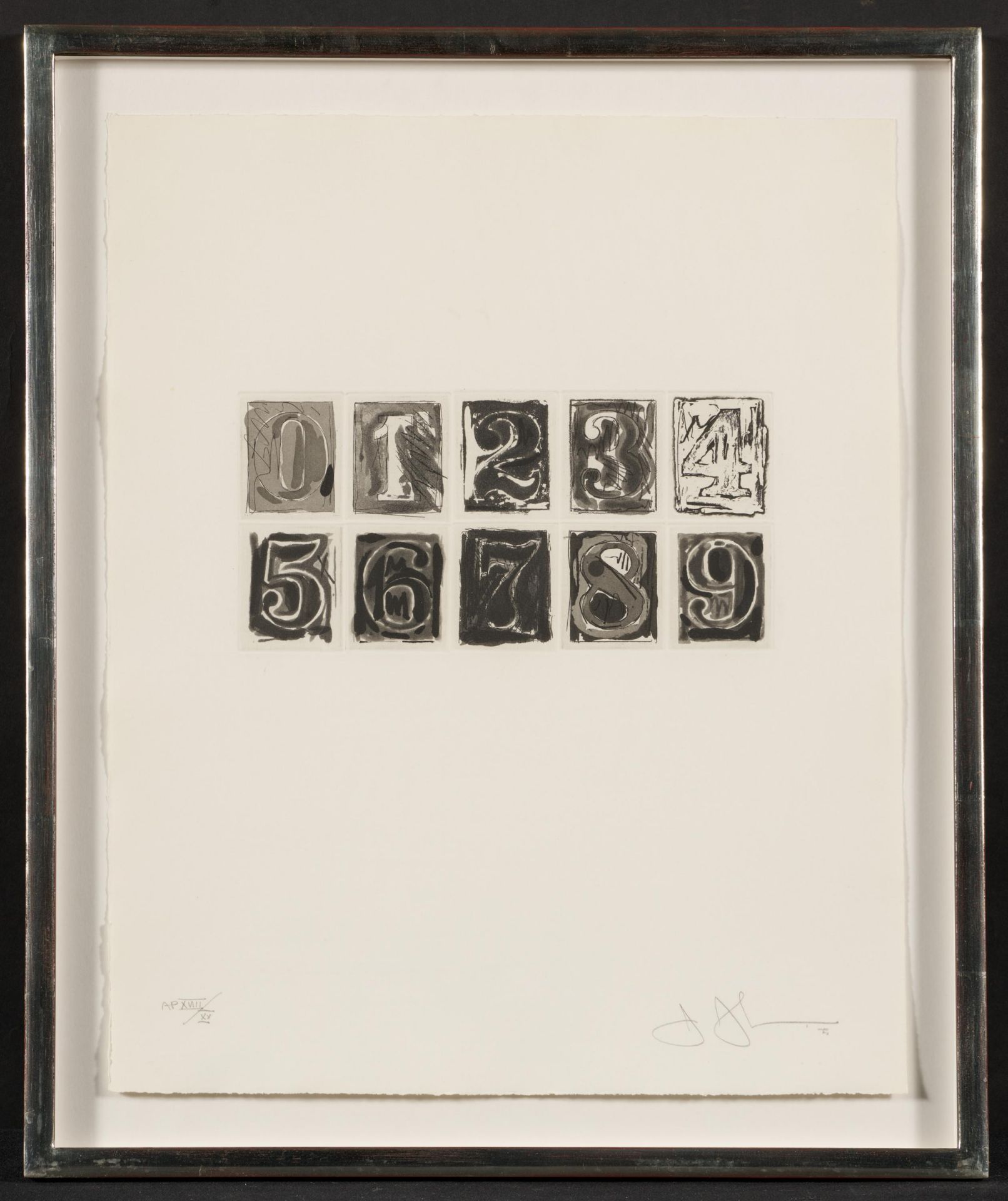 Jasper Johns: 0-9 - Bild 2 aus 3