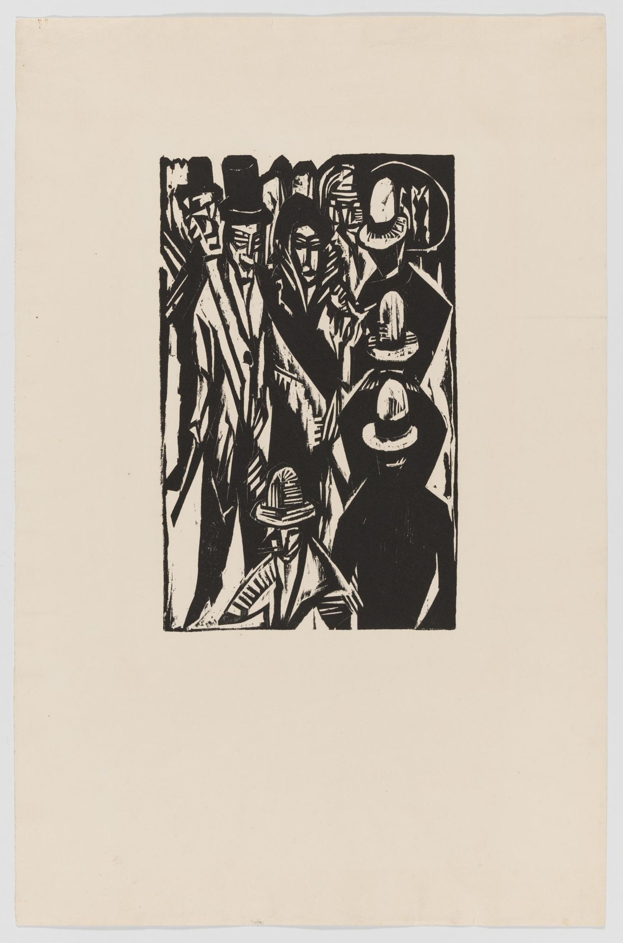 Ernst Ludwig Kirchner: Flanierendes Publikum auf der Straße - Bild 2 aus 4