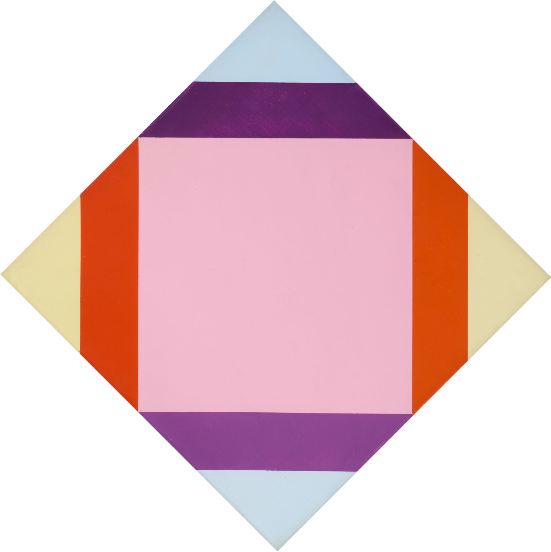 Max Bill: Transcoloration aus Violet und Rot