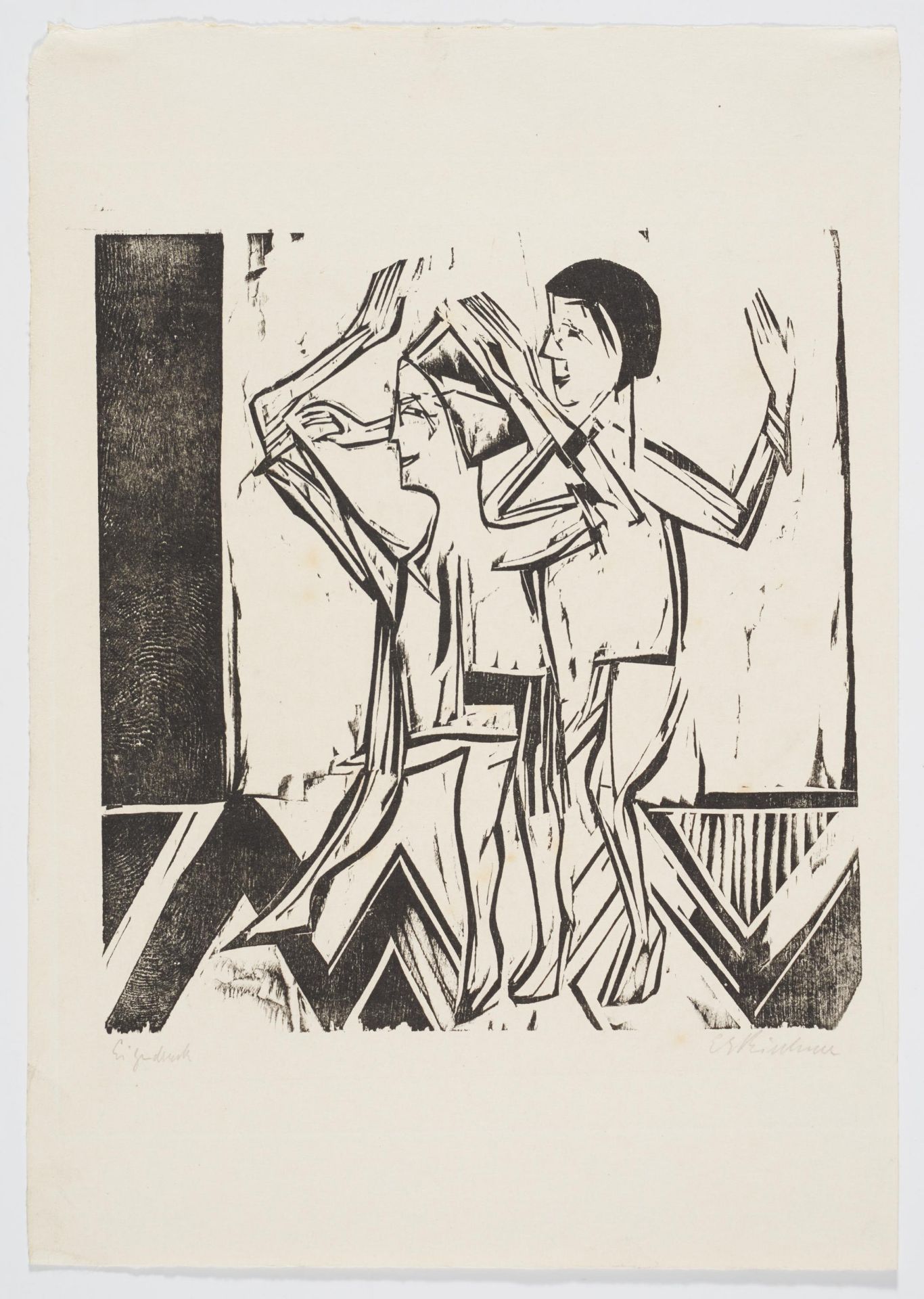 Ernst Ludwig Kirchner: Tanzende Kinder - Bild 2 aus 4