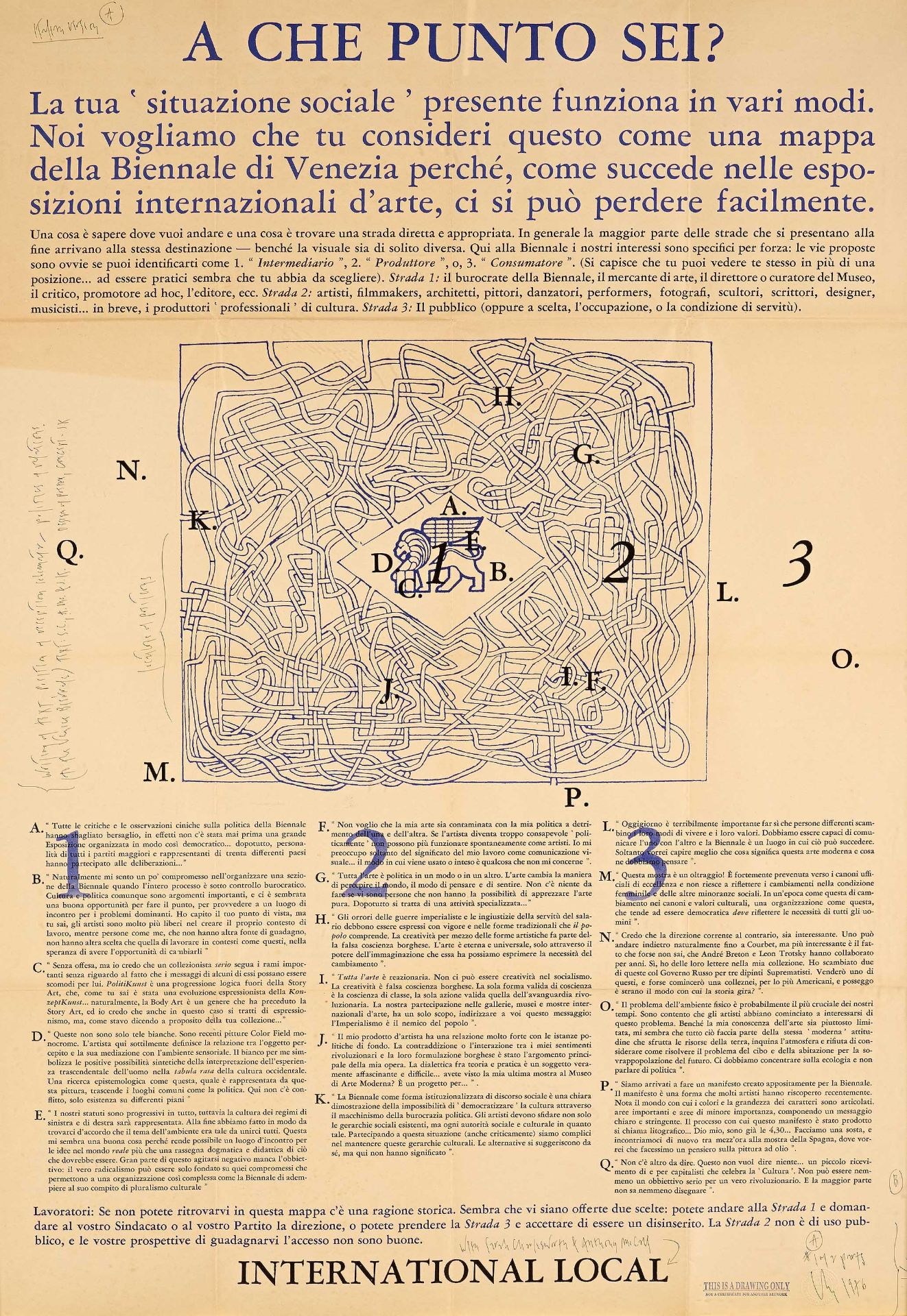Joseph Kosuth: A que punto sei (Where are you standing?) - Bild 2 aus 5