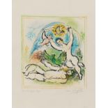 Marc Chagall: Ohne Titel. Aus: Sur la terre des dieux