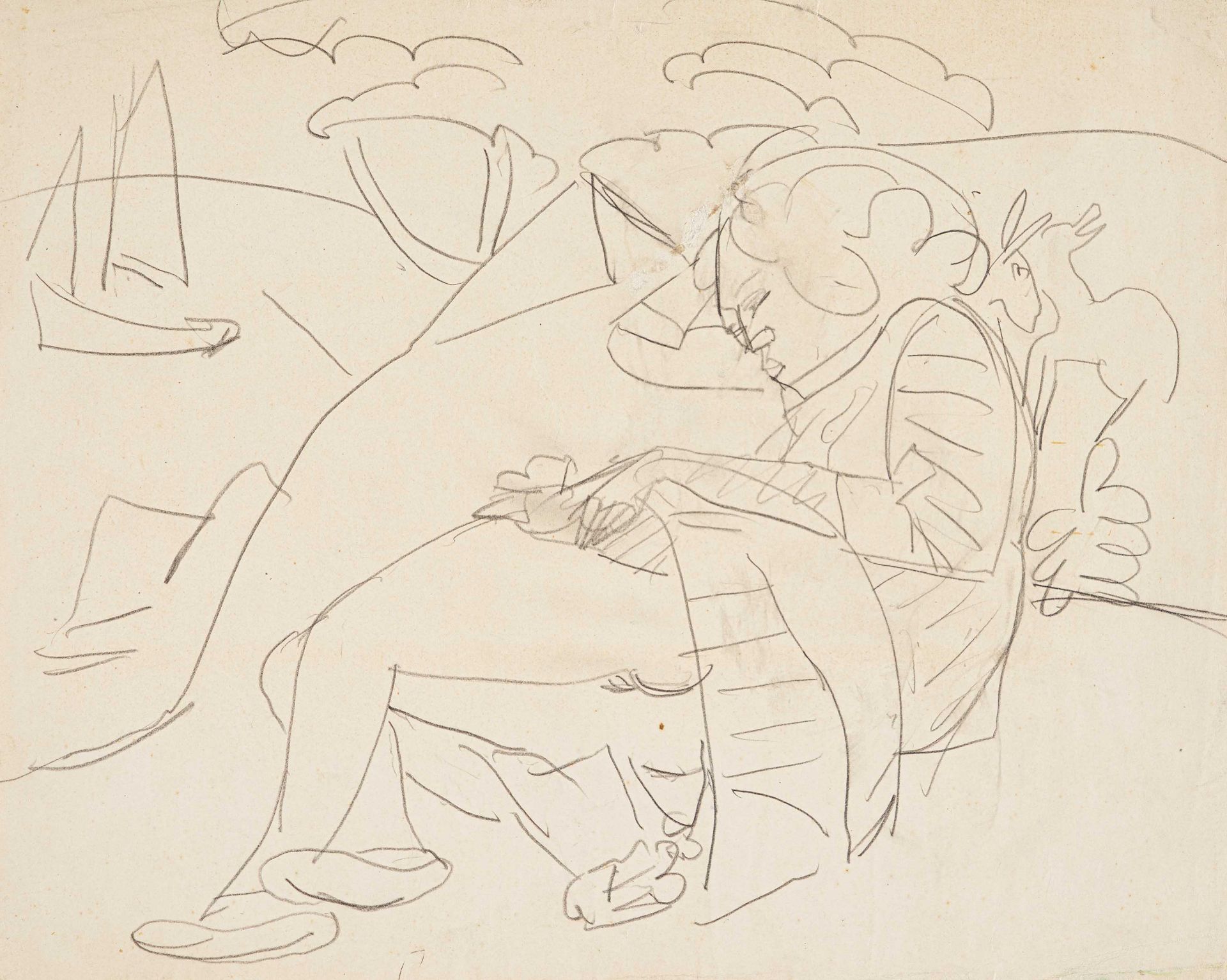 Ernst Ludwig Kirchner: Schlafende am Strand von Fehmarn