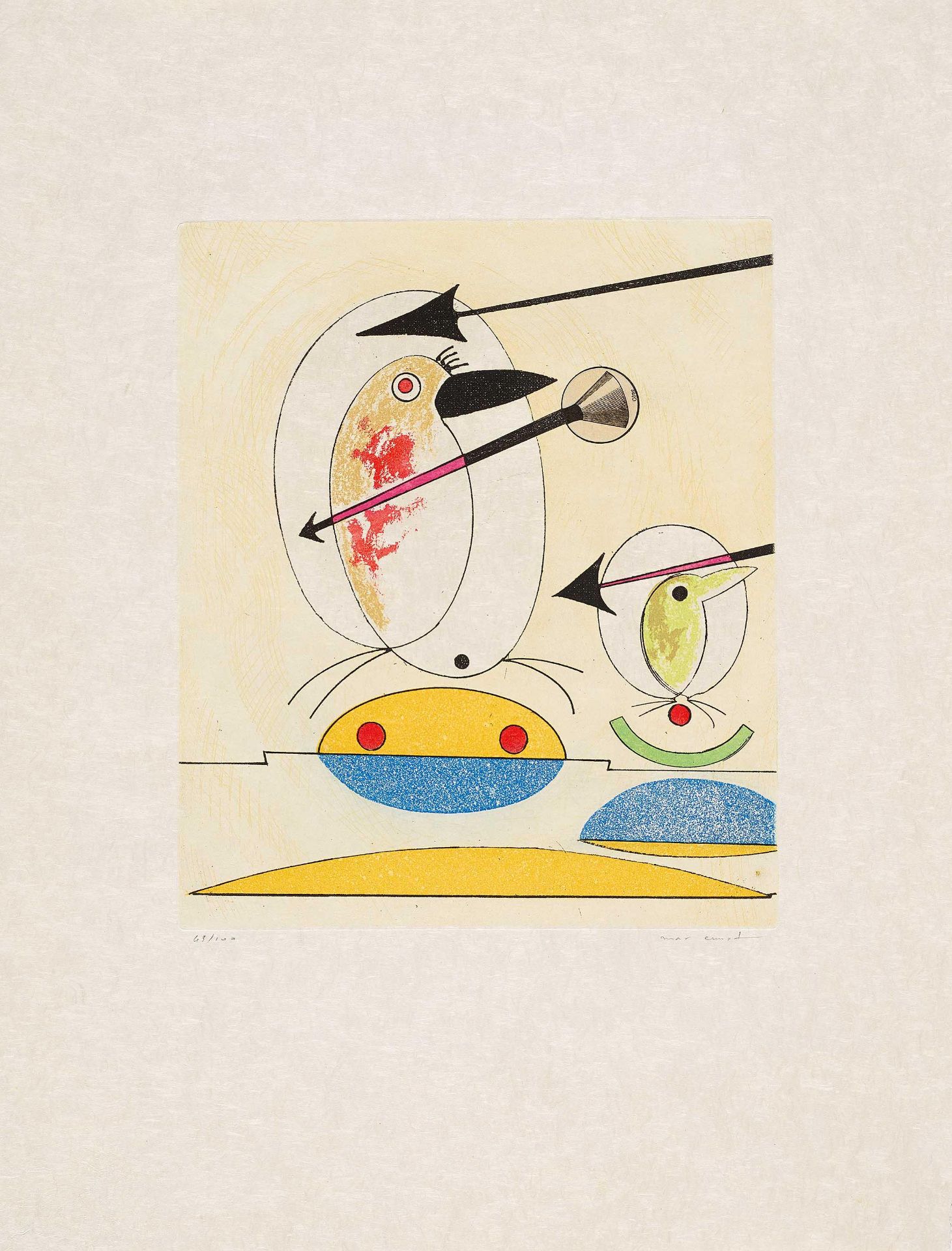 Max Ernst: Zu: Dorothea Tanning "Oiseaux en péril" - Bild 5 aus 9
