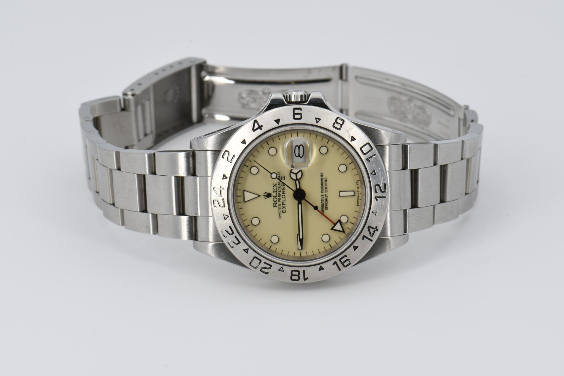 Rolex: Explorer II Cream Rail Dial - Bild 2 aus 10