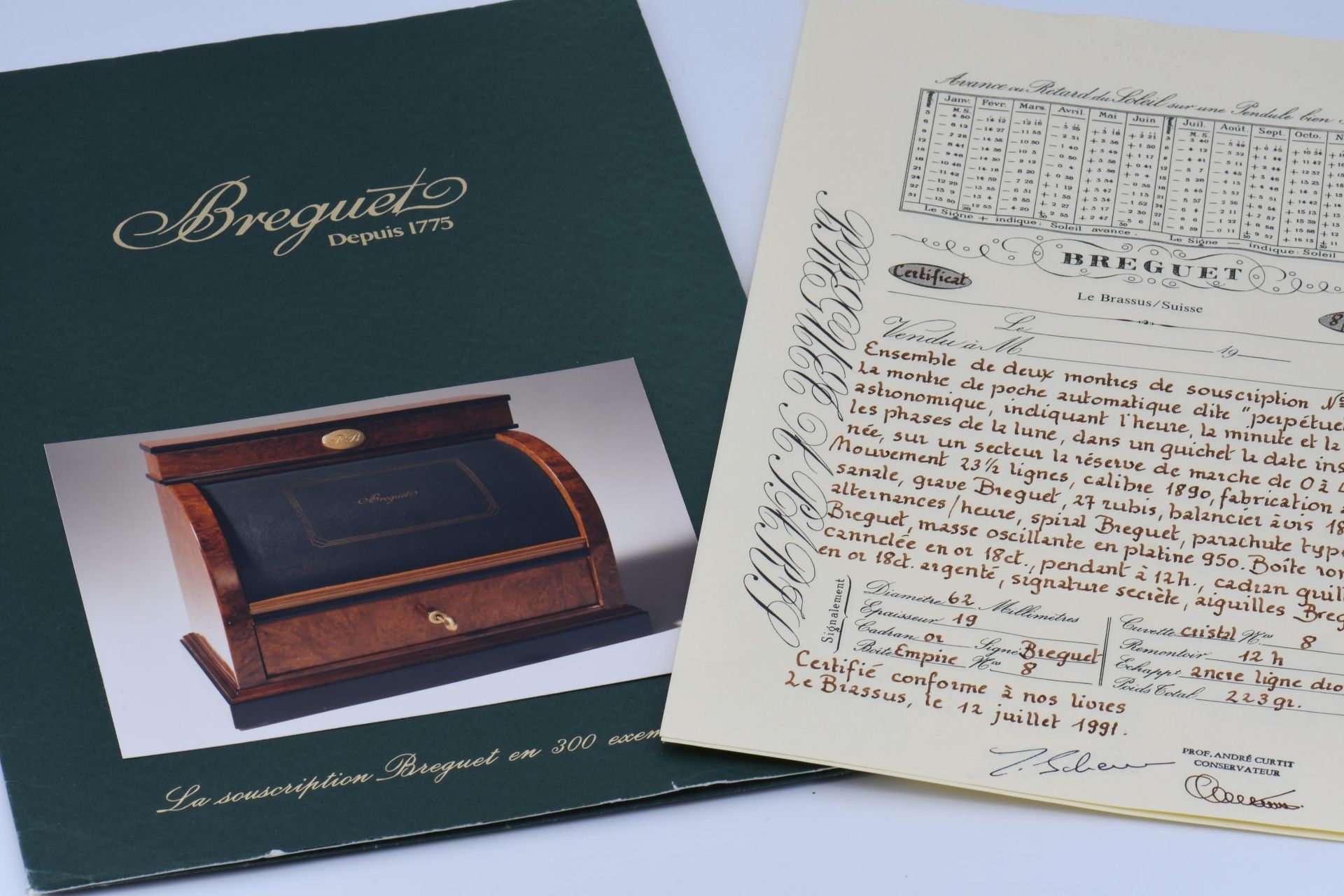 Breguet: Collectable Set of 2 so-called "Souscriptions Watches" - Image 12 of 13