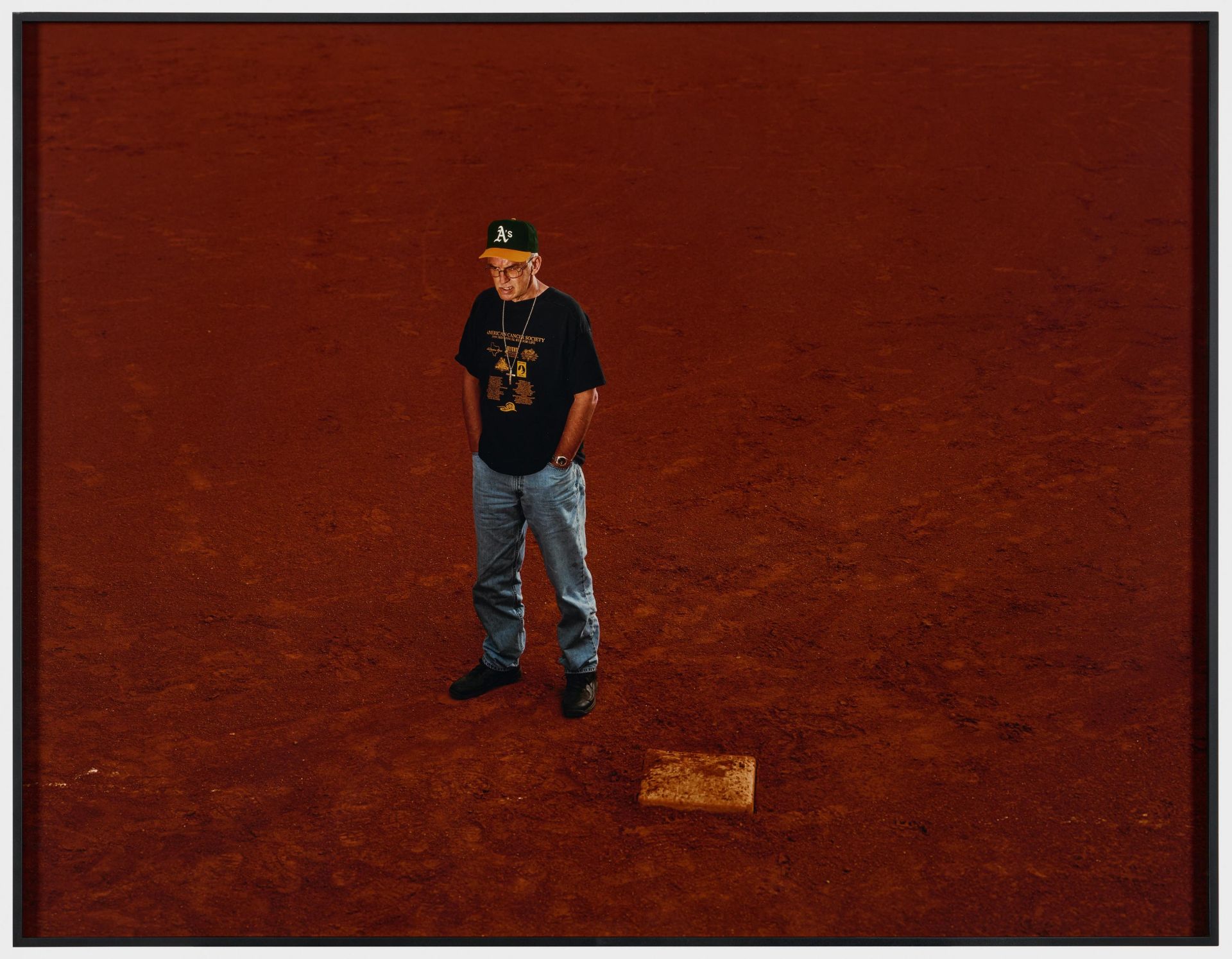 Taryn Simon: Ron Williamson. Baseball field, Norman, Oklahoma - Bild 2 aus 4