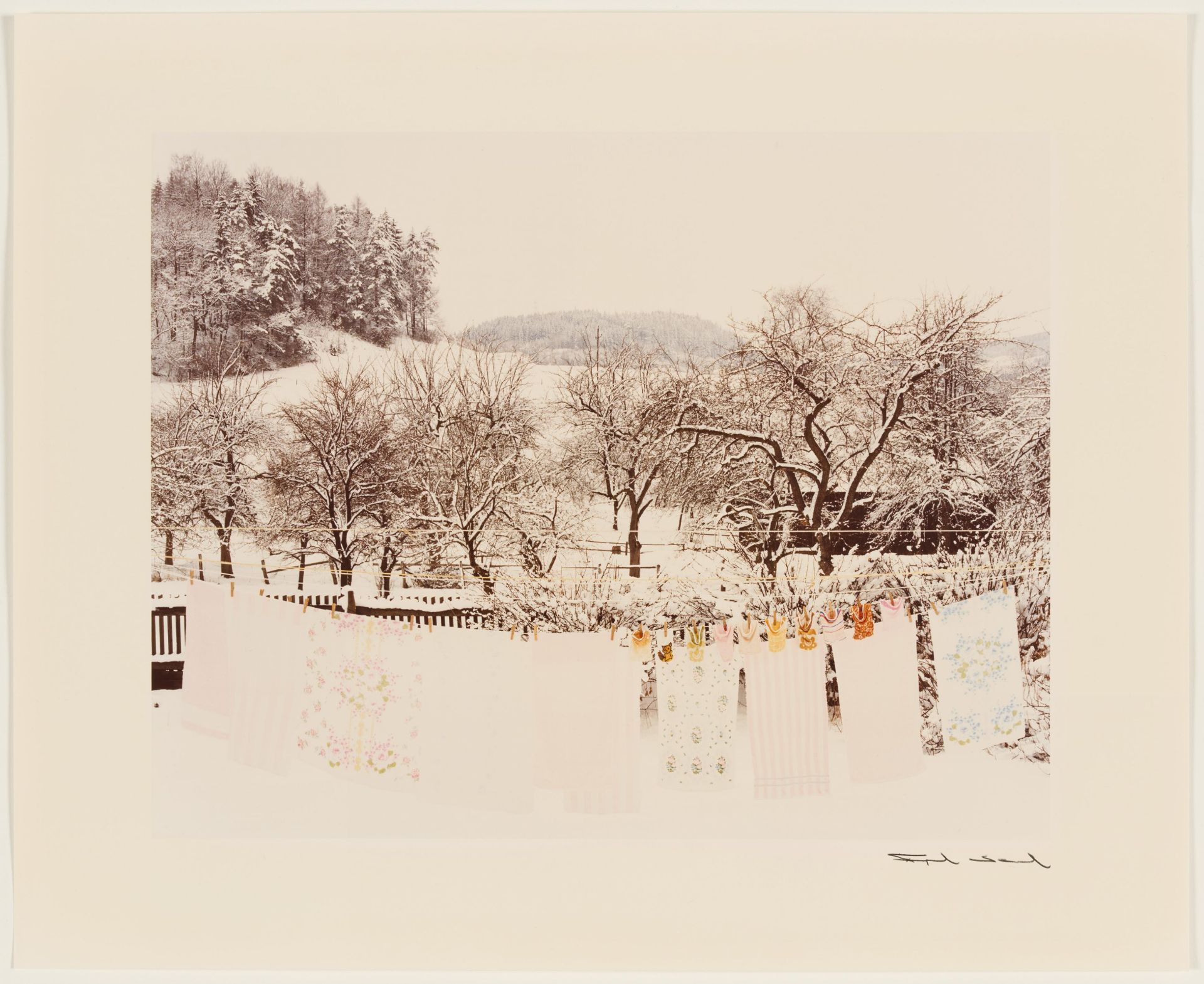 Alfred Seiland: Winterlandschaft, Proleb, Österreich, 1981 - Bild 2 aus 4