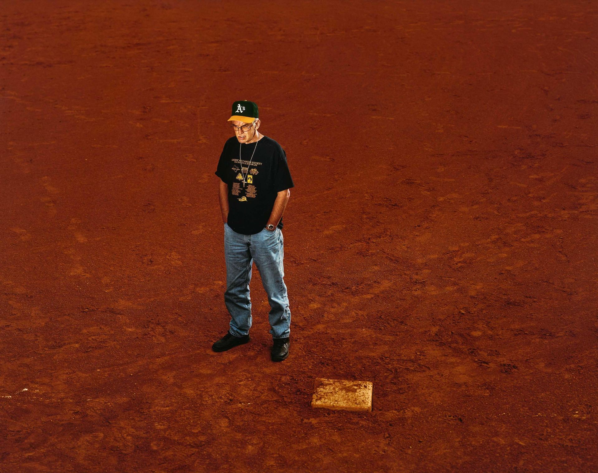 Taryn Simon: Ron Williamson. Baseball field, Norman, Oklahoma