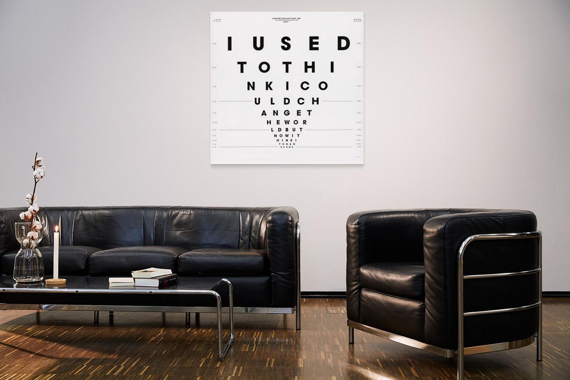 John Isaacs: I used to think I could change the world but now I think it changed me (Eye Chart) - Image 4 of 4