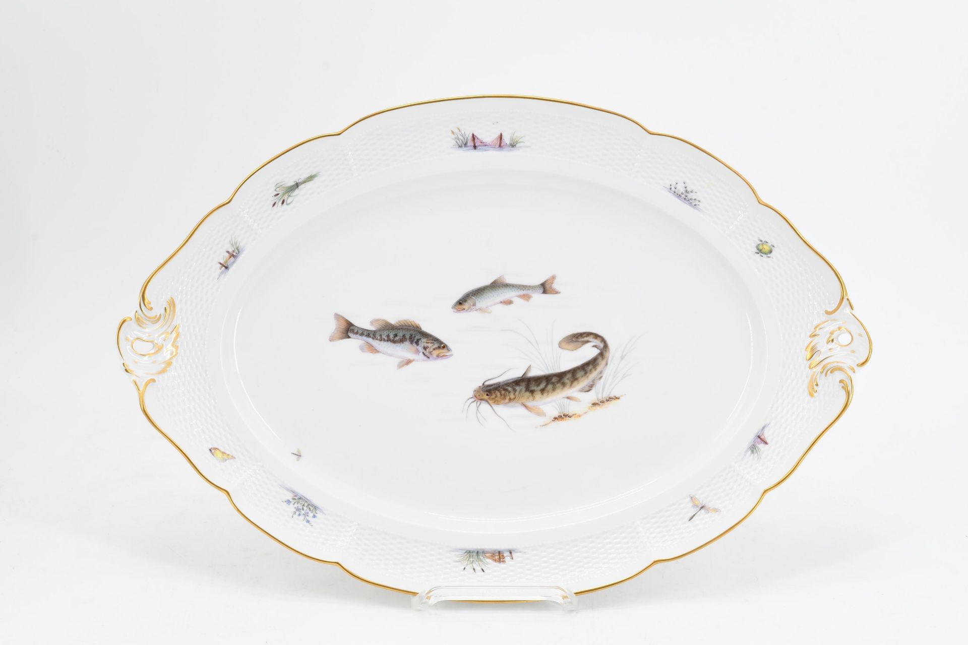 Dinner service with fish decor for 6 persons - Image 4 of 27