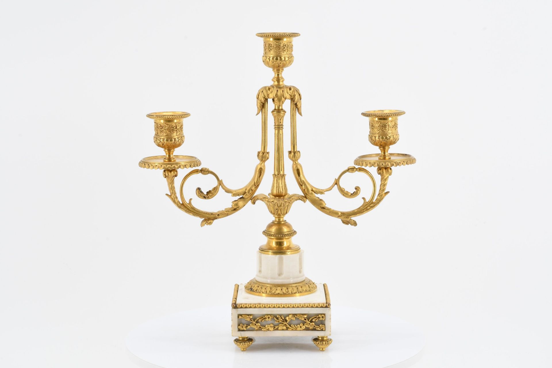Pair of Napoleon III candle sticks - Image 2 of 11