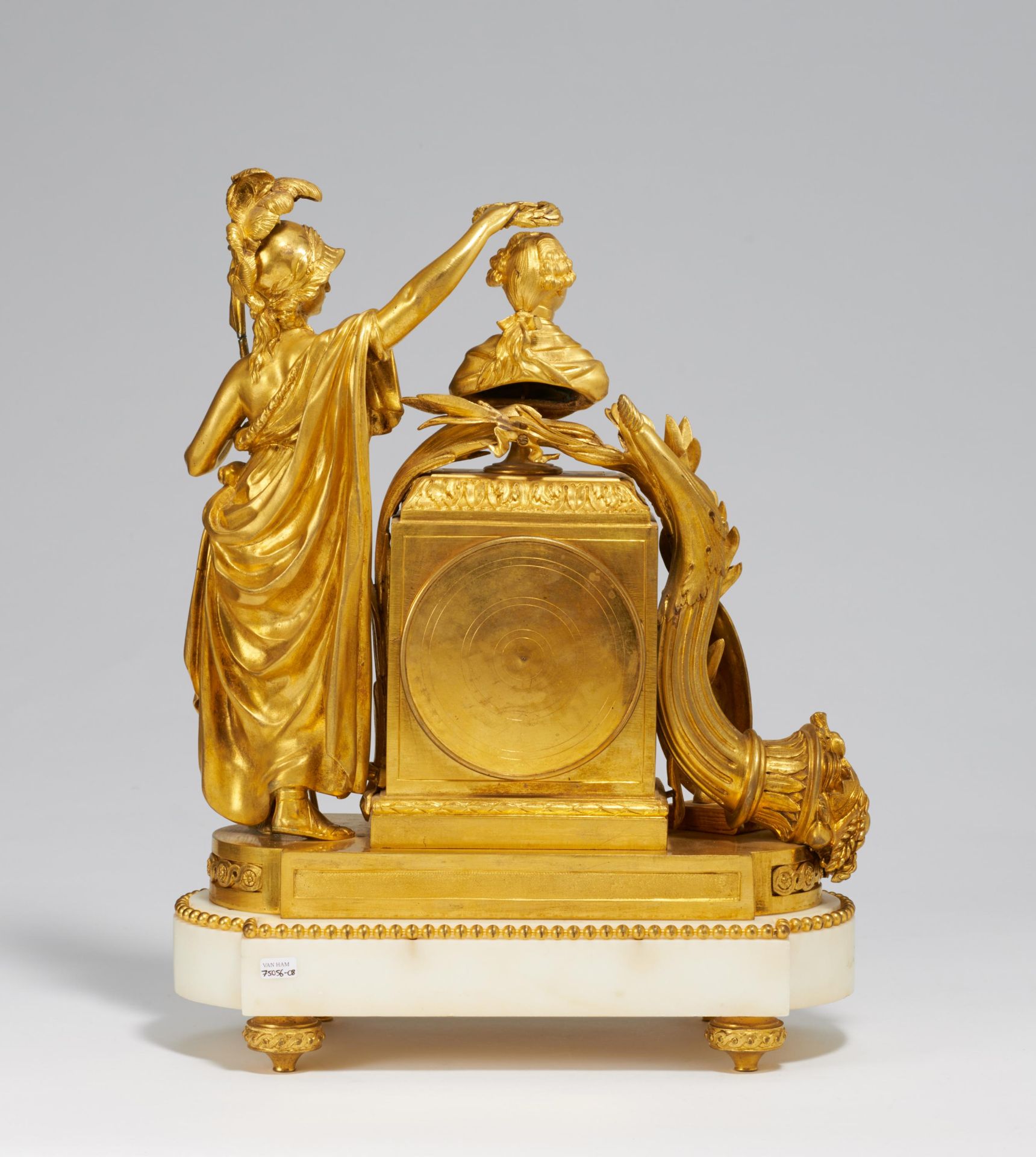 Pendulum clock 'Athena crowning Louis XVI' - Image 3 of 4