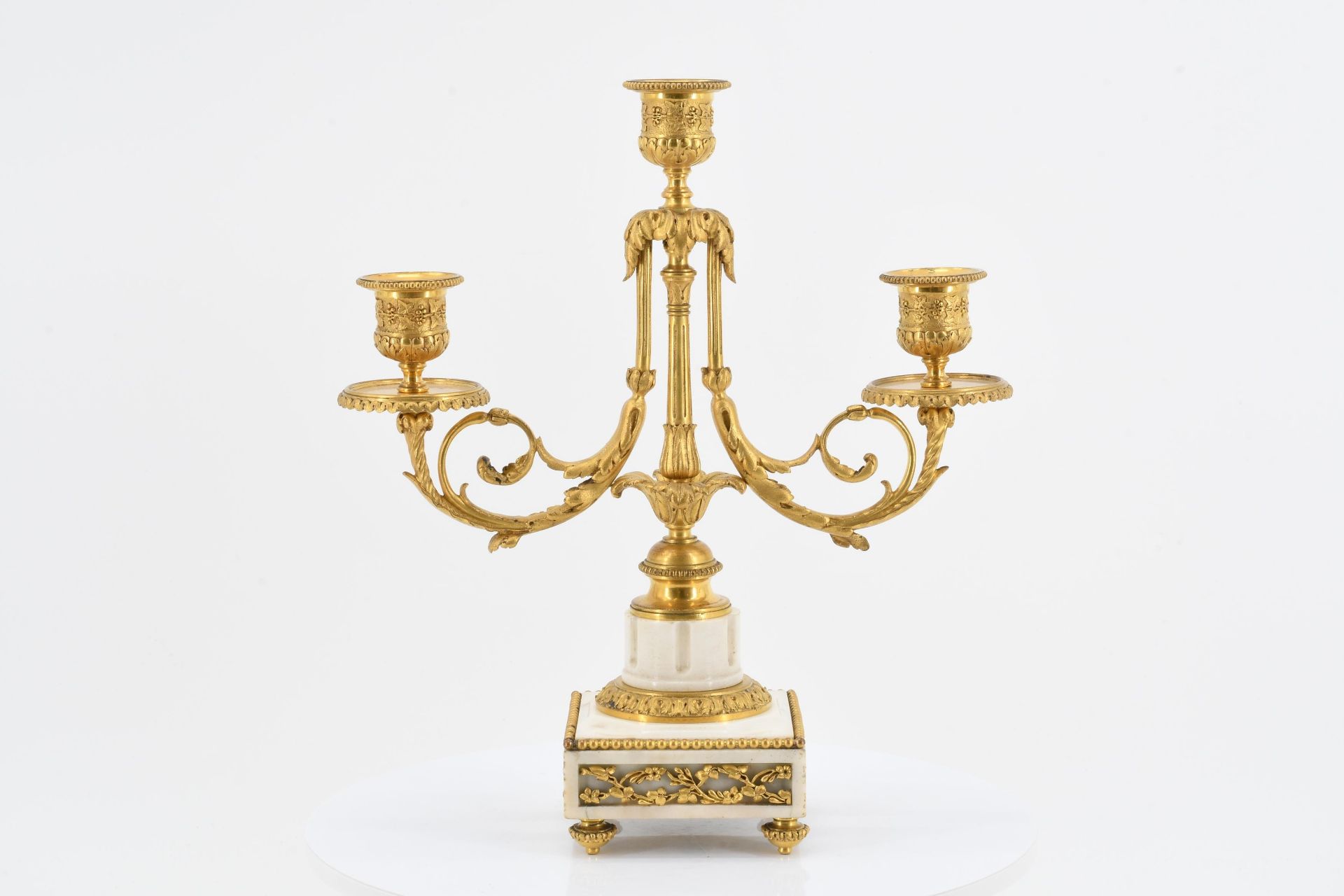 Pair of Napoleon III candle sticks - Image 3 of 11