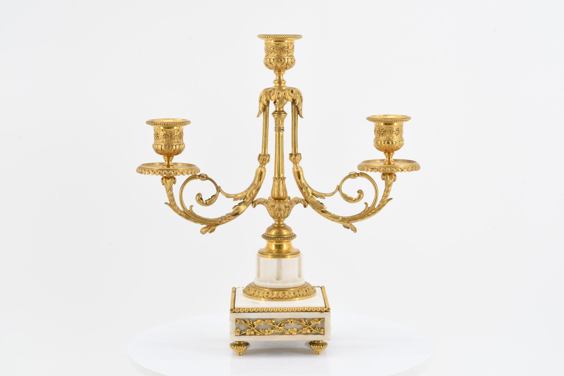 Pair of Napoleon III candle sticks - Image 7 of 11