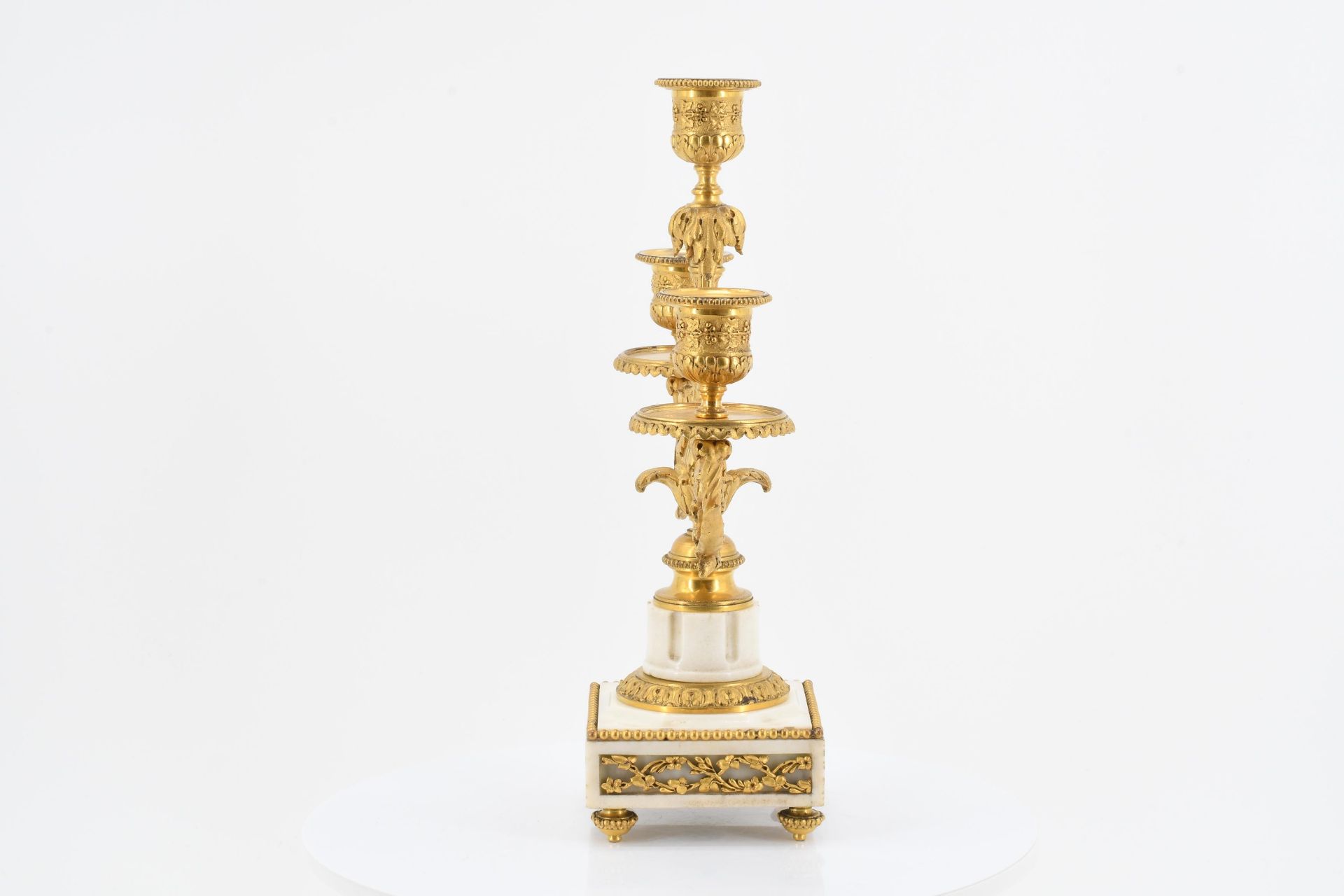 Pair of Napoleon III candle sticks - Image 6 of 11