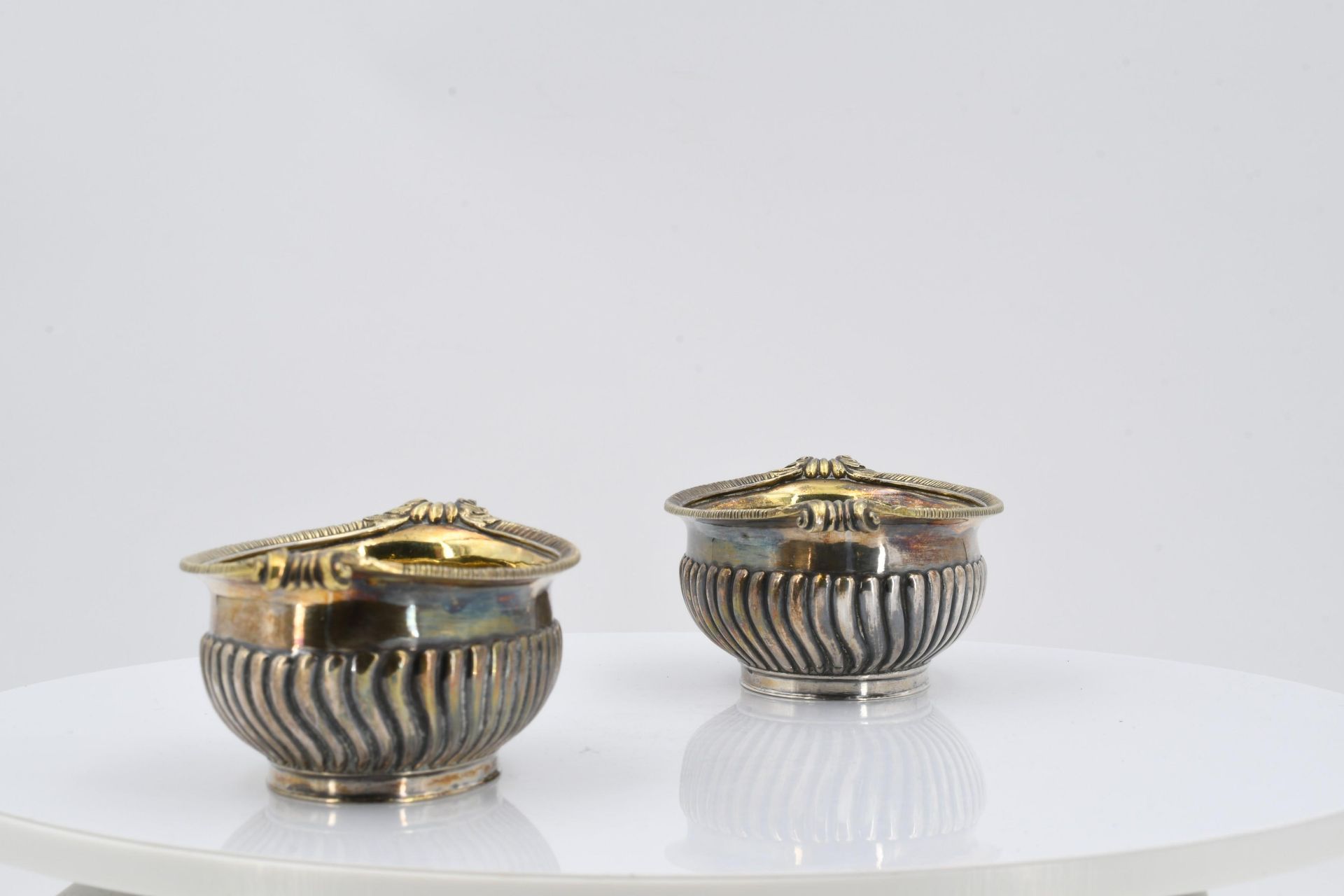 Pair of vermeil salt cellars - Image 2 of 6