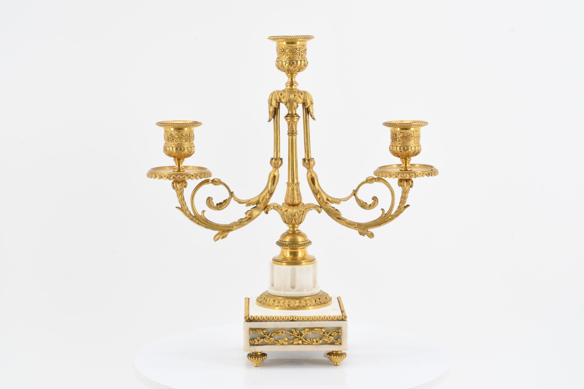 Pair of Napoleon III candle sticks - Image 9 of 11