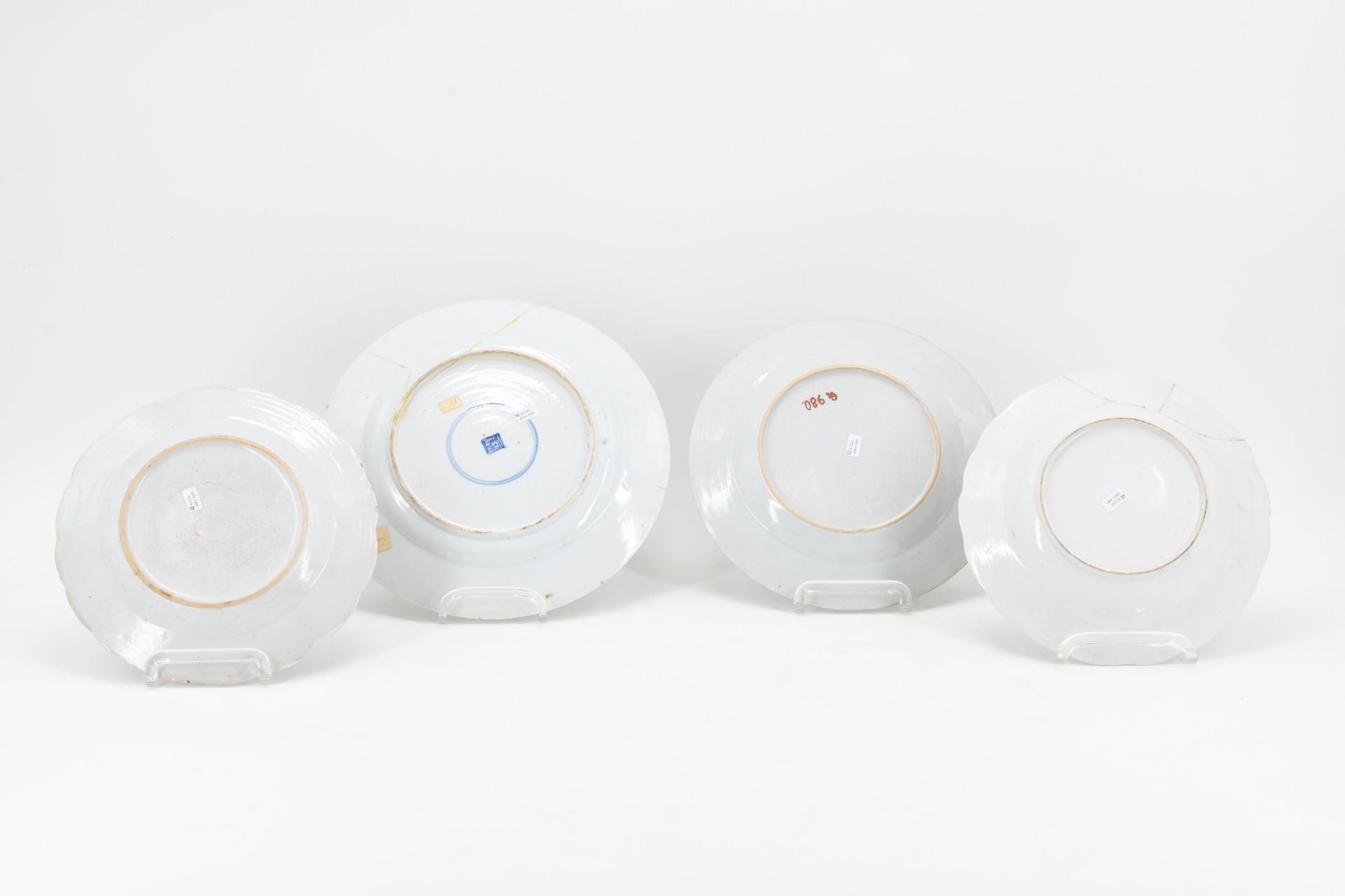 Four famille rose plates - Image 2 of 2