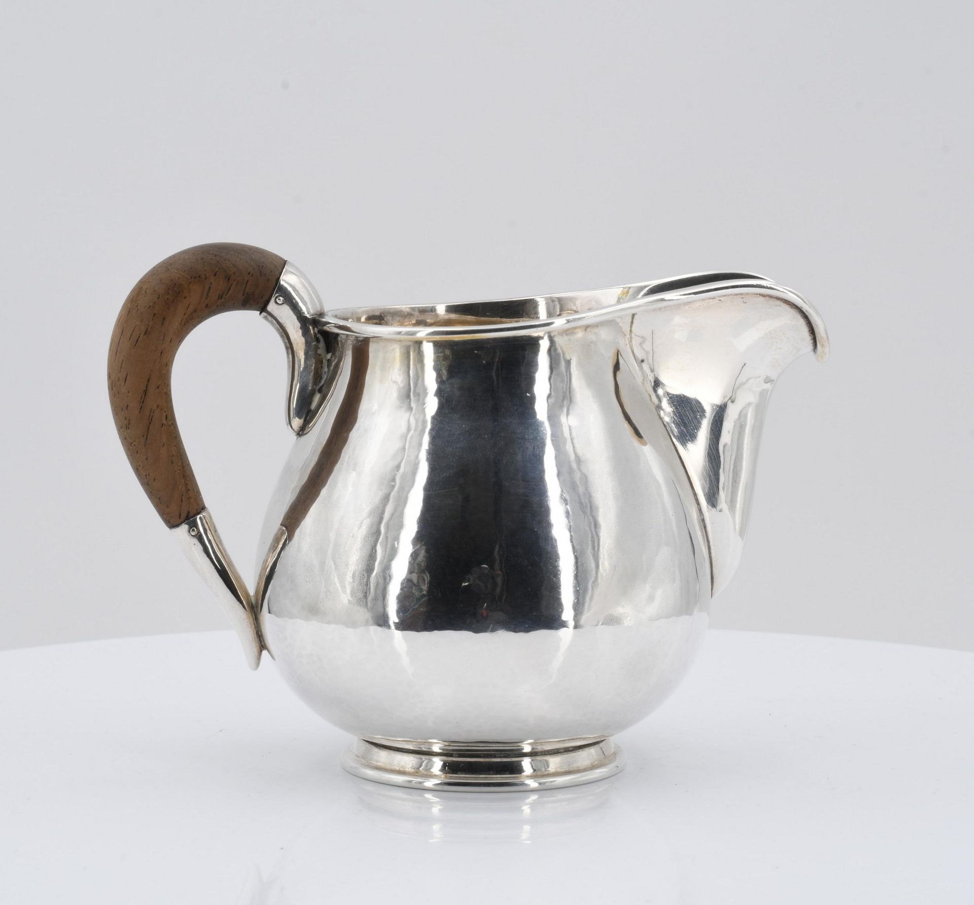 Coffee set with martellé surface and vegetal knobs - Image 18 of 21